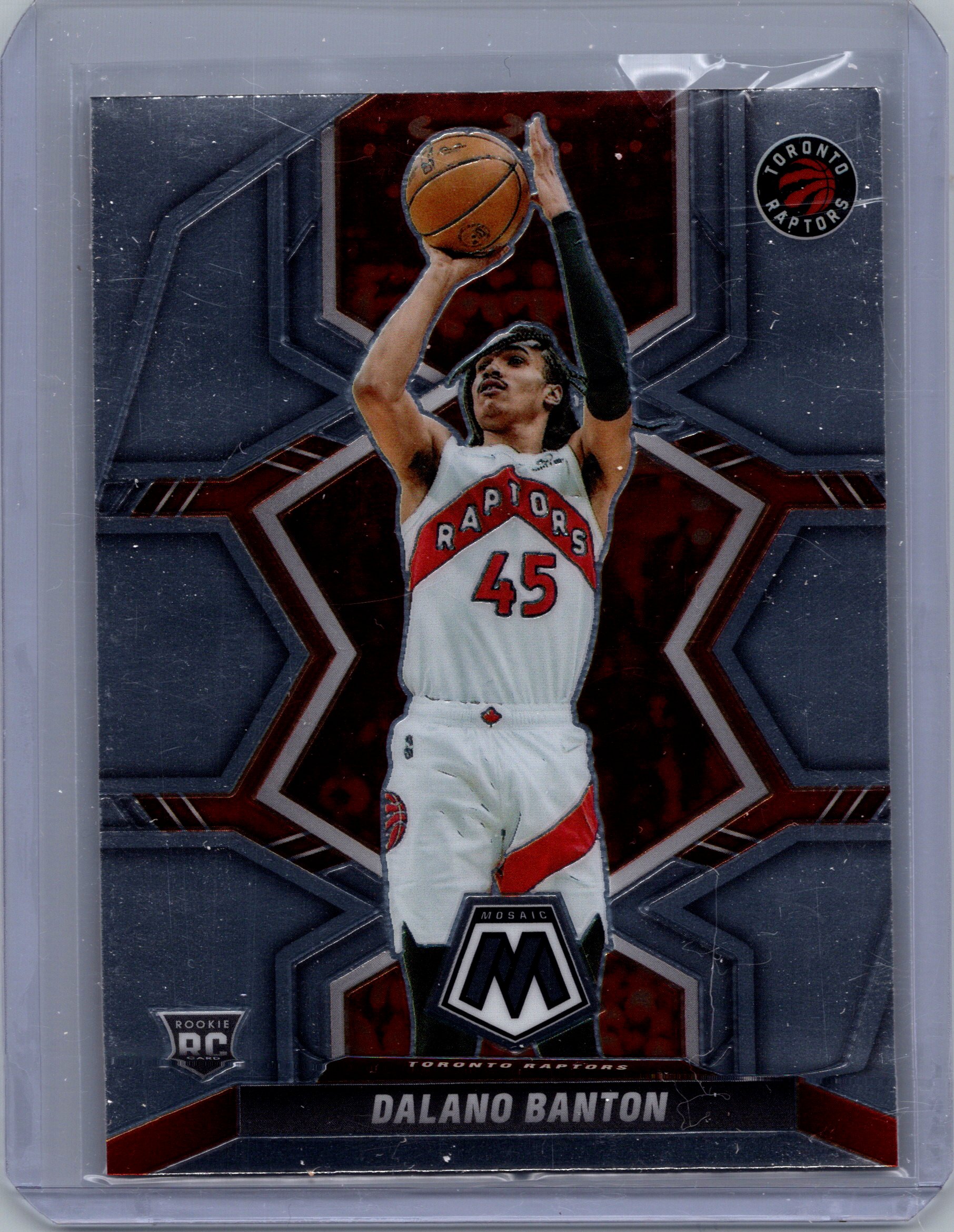2021-22 Panini Mosaic Dalano Banton #234 RC front