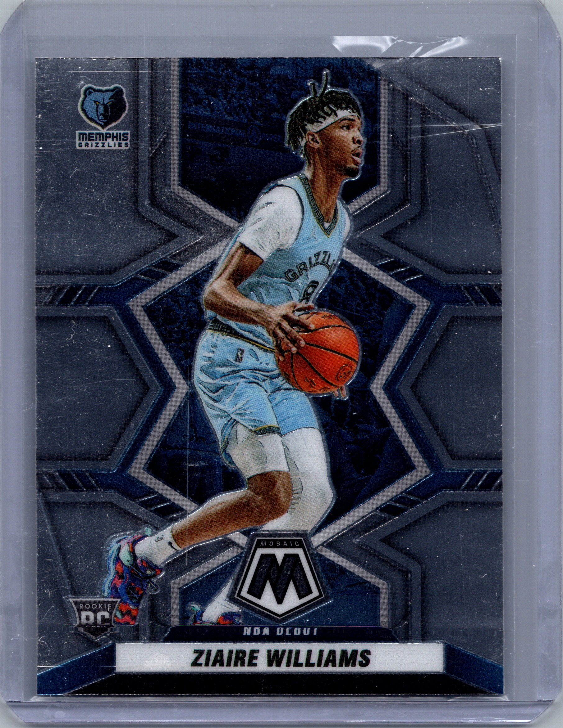 2021-22 Panini Mosaic Ziaire Williams #273 front