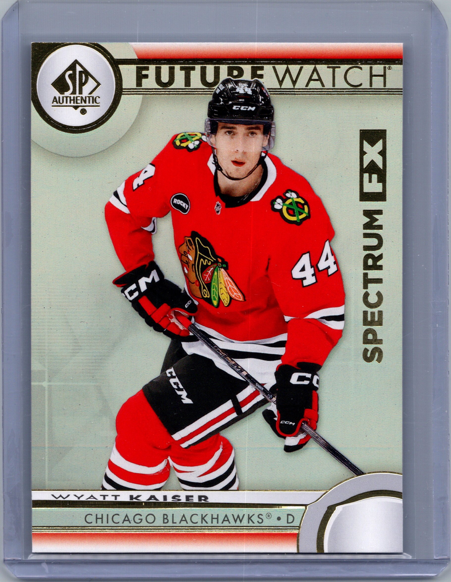 2023-24 SP Authentic - Spectrum FX Wyatt Kaiser #S-48 front