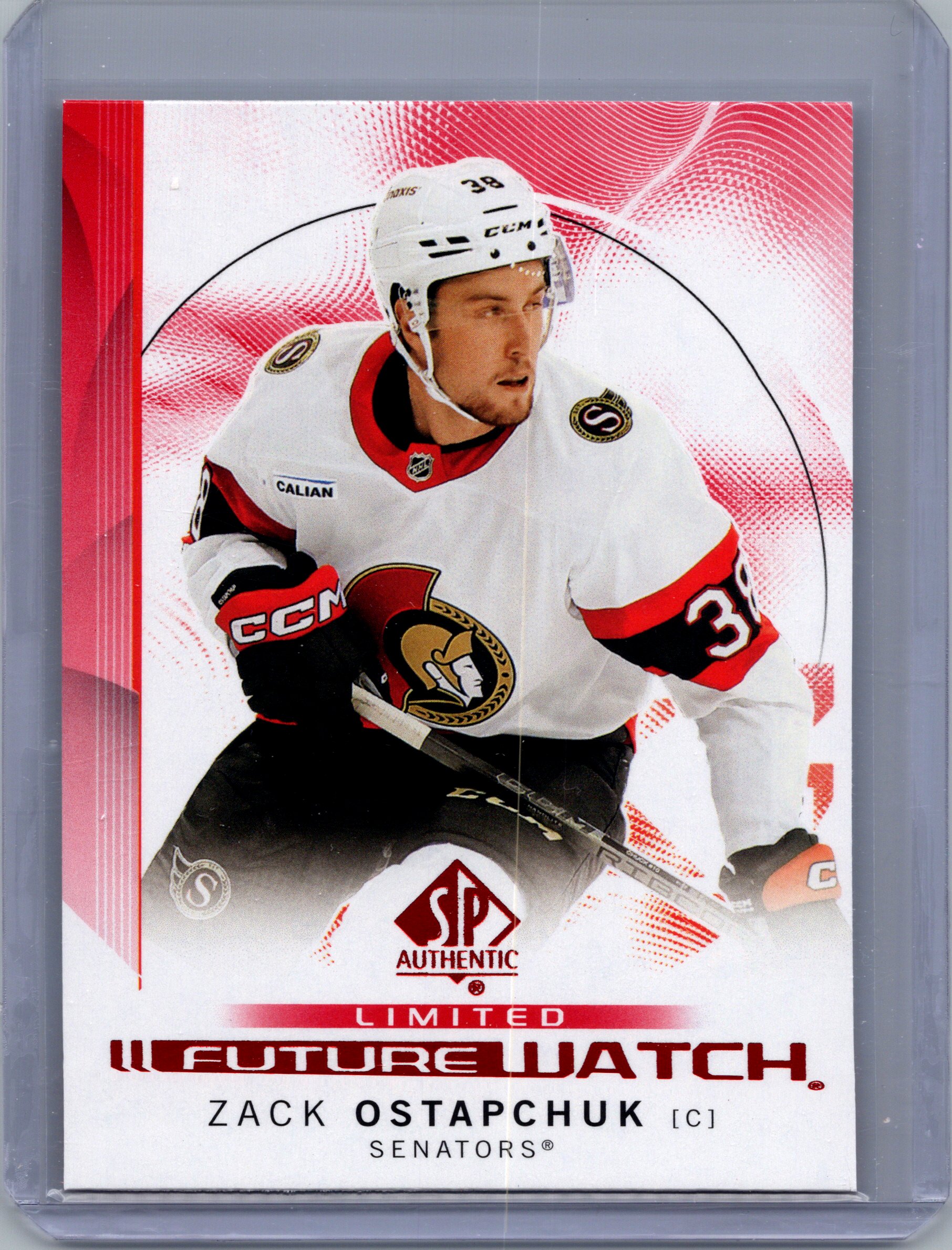 2024-25 SP Authentic - Limited Red Zack Ostapchuk #126 front