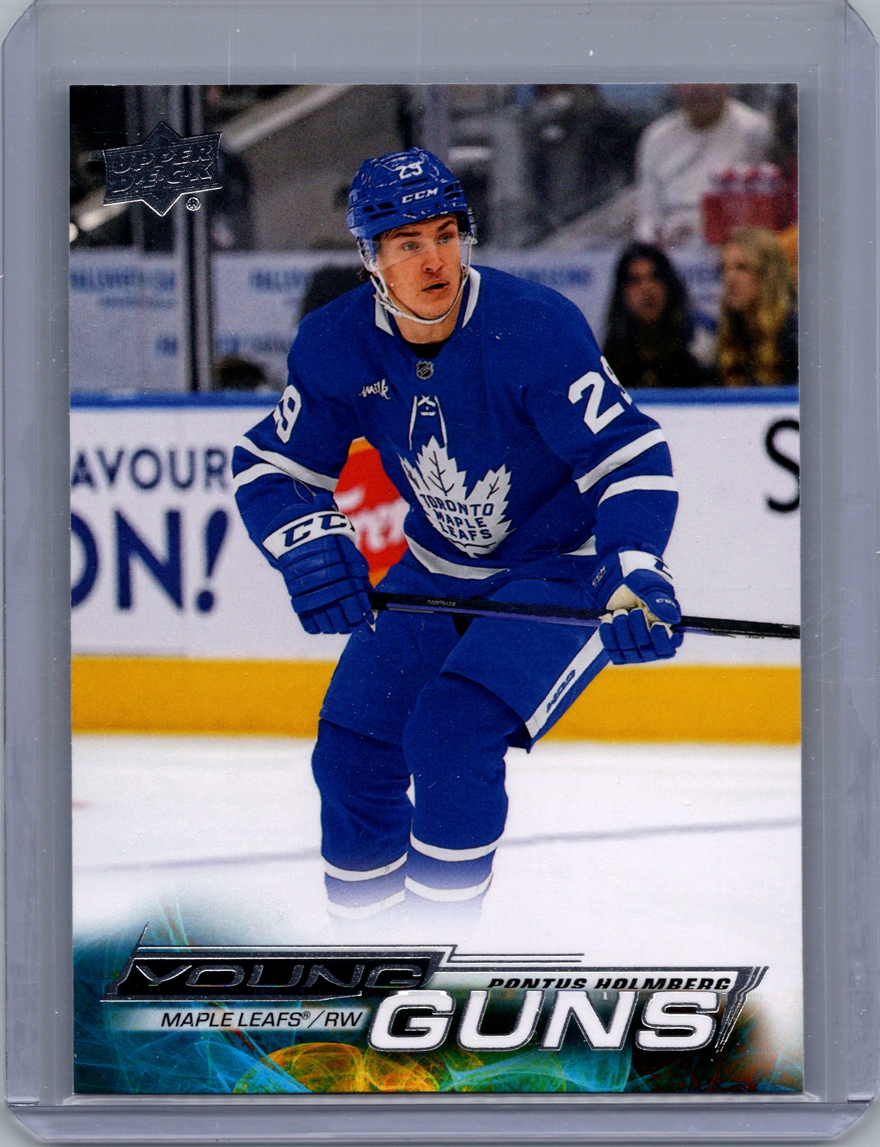 2022-23 Upper Deck Pontus Holmberg #709 RC front