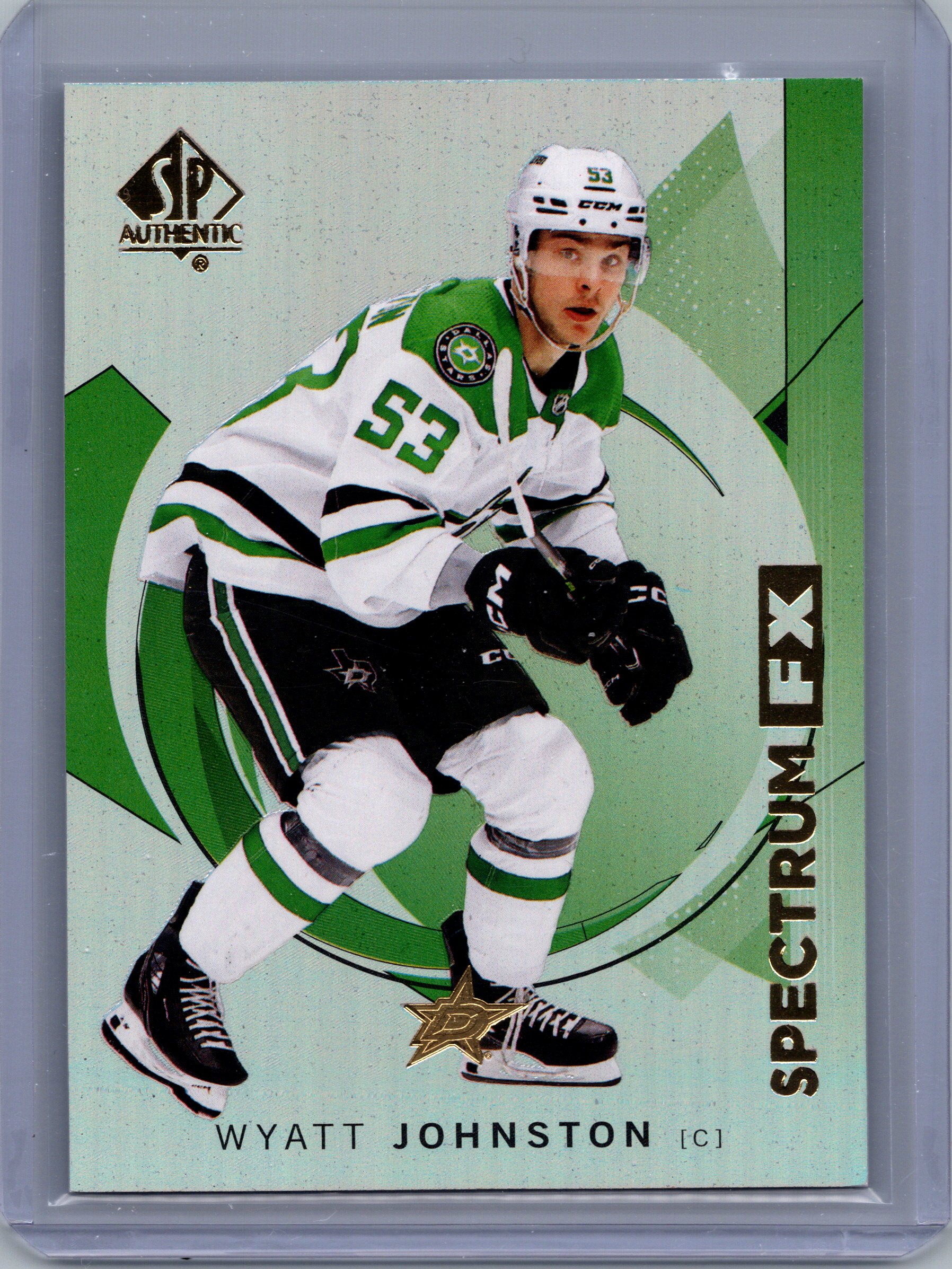 2024-25 SP Authentic - Spectrum FX Wyatt Johnston #S-18 front