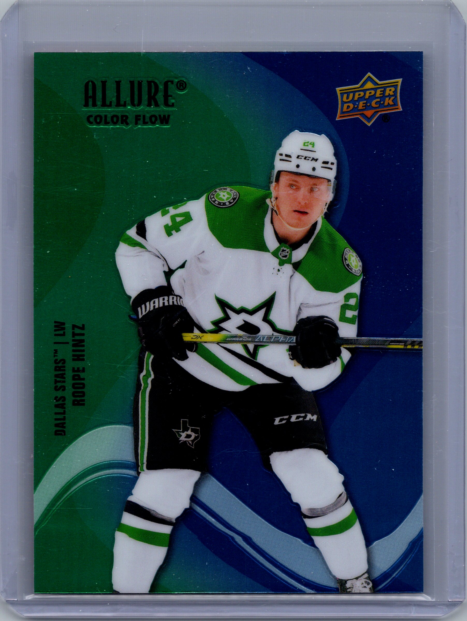 2022-23 Upper Deck Allure - Color Flow Green-Blue Roope Hintz #SF-30 front