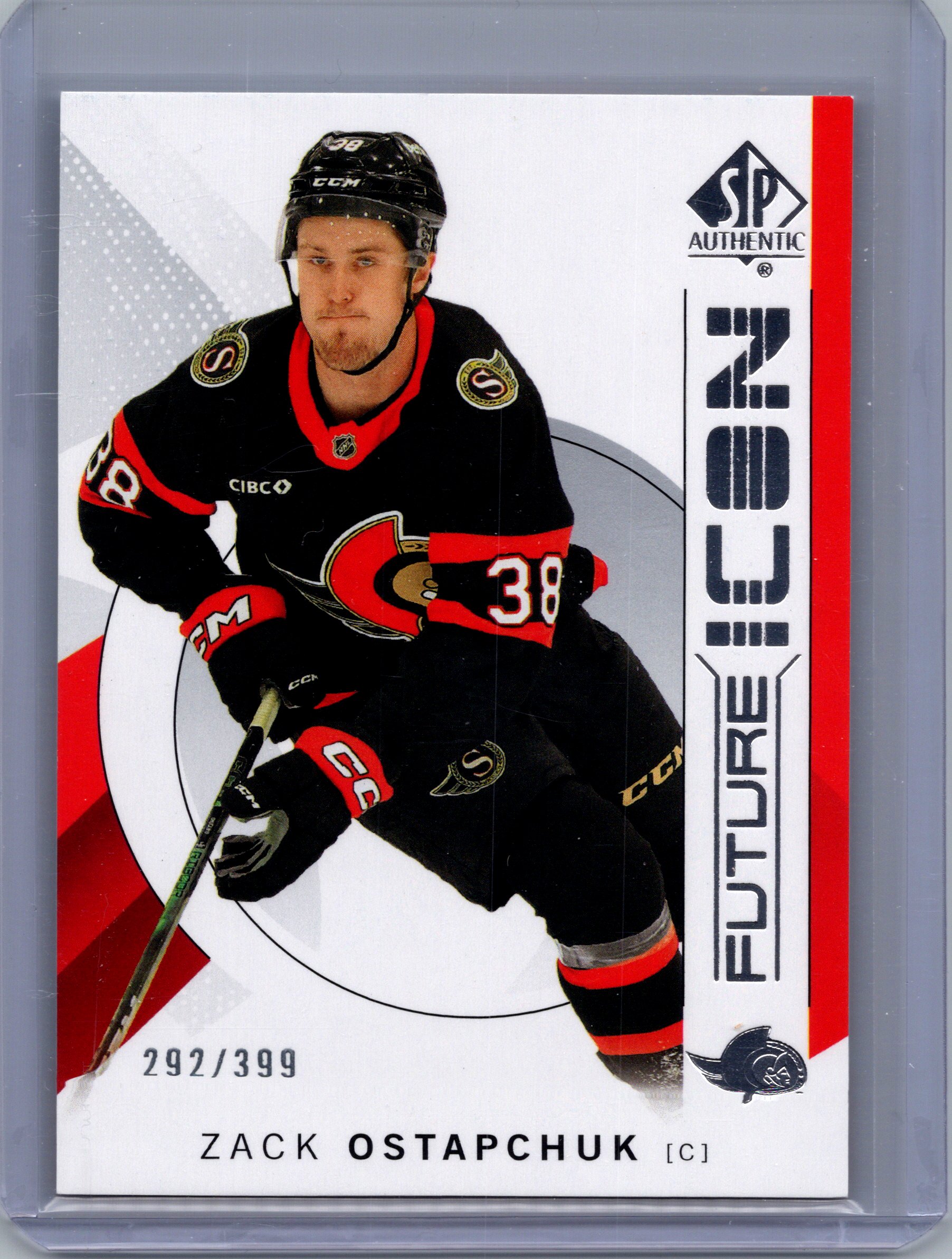 2024-25 SP Authentic - Future Icons Zack Ostapchuk #FI-4 SN399 front