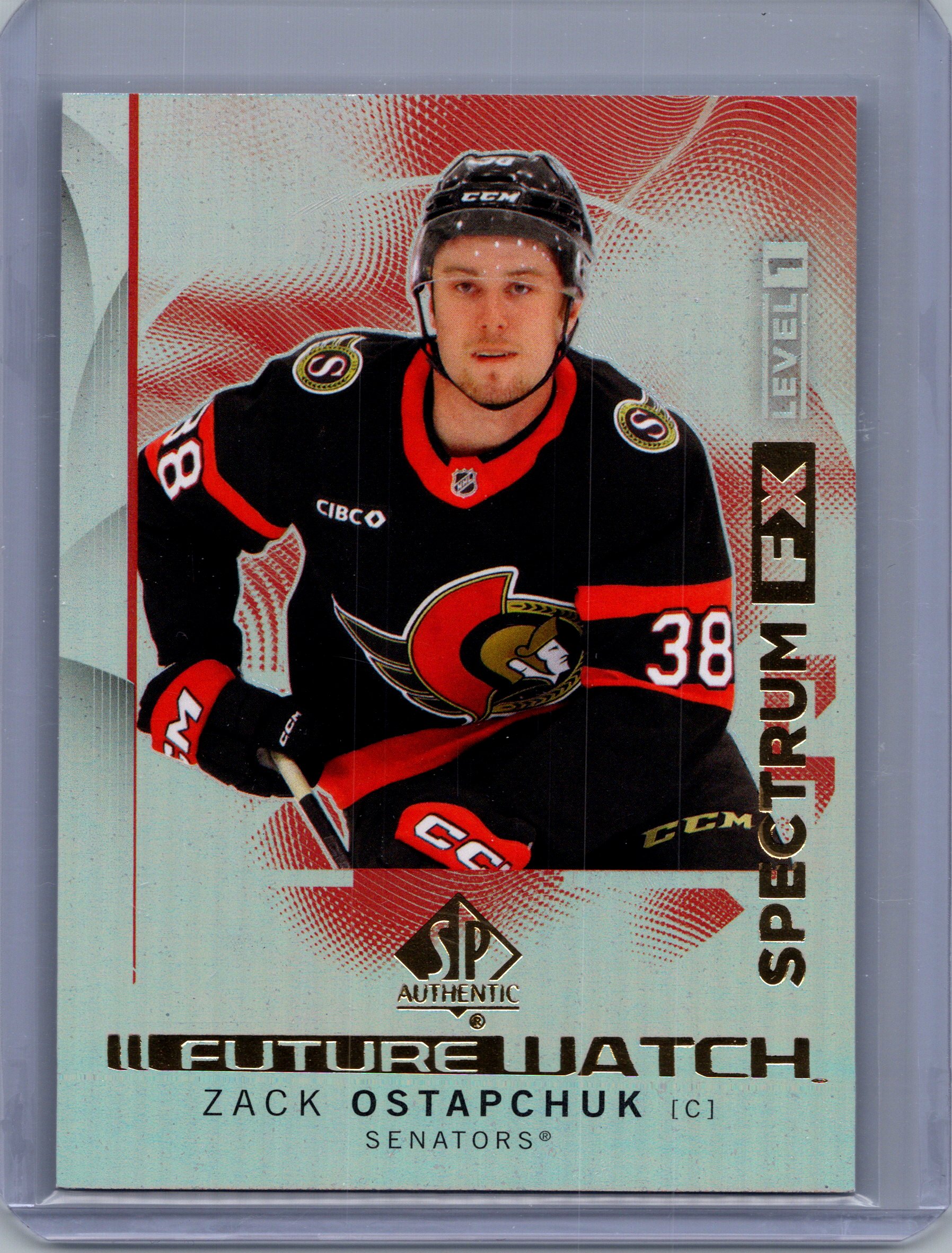 2024-25 SP Authentic - Spectrum FX Zack Ostapchuk #S-58 front