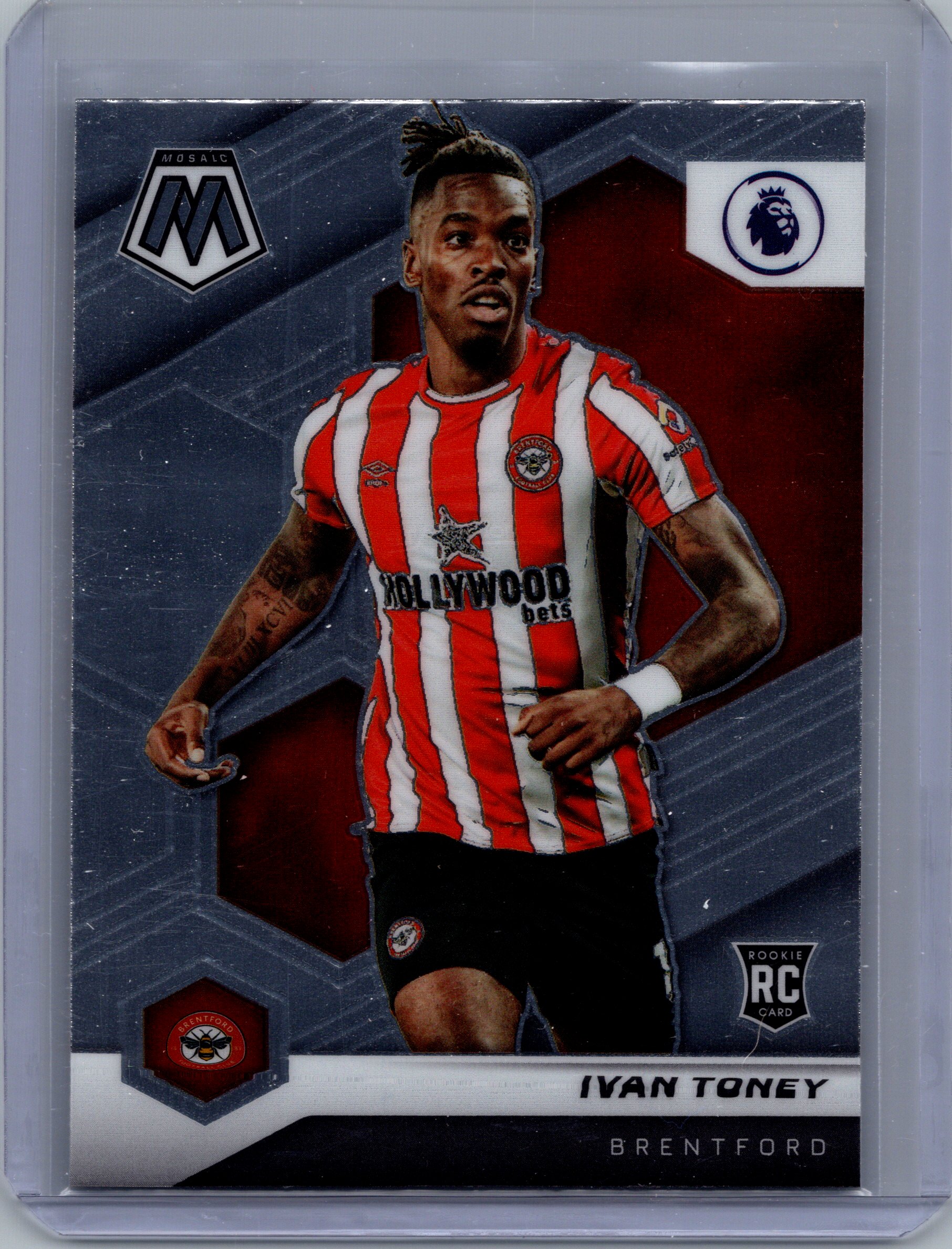 2021-22 Panini Mosaic Premier League Ivan Toney #74 RC front