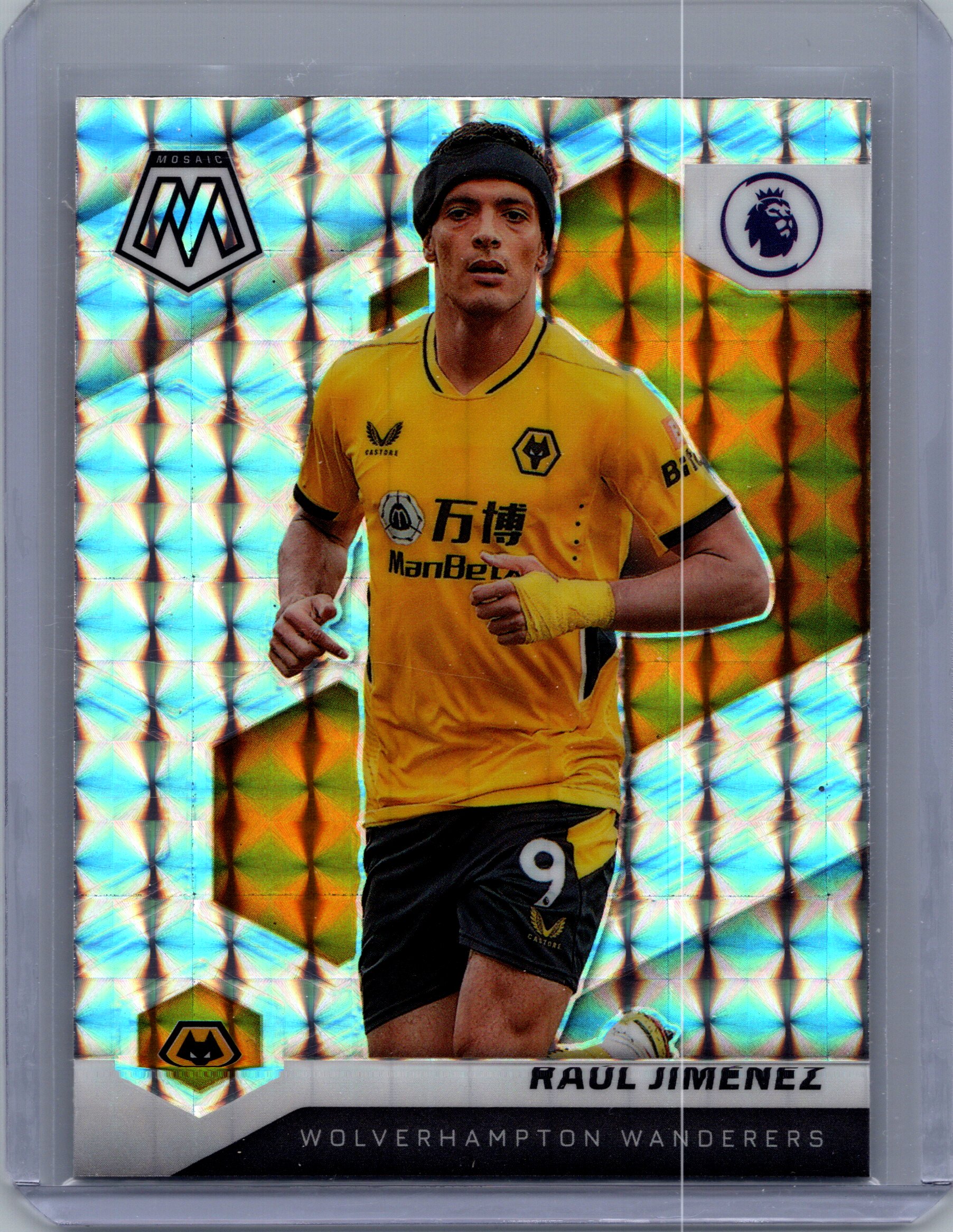 2021-22 Panini - Mosaic Premier League - Mosaic Raul Jimenez #57 front