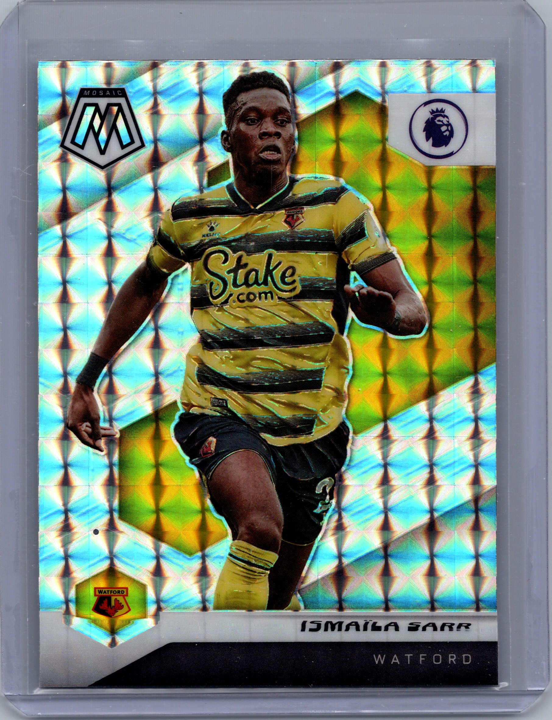 2021-22 Panini - Mosaic Premier League - Mosaic Ismaila Sarr #44 front
