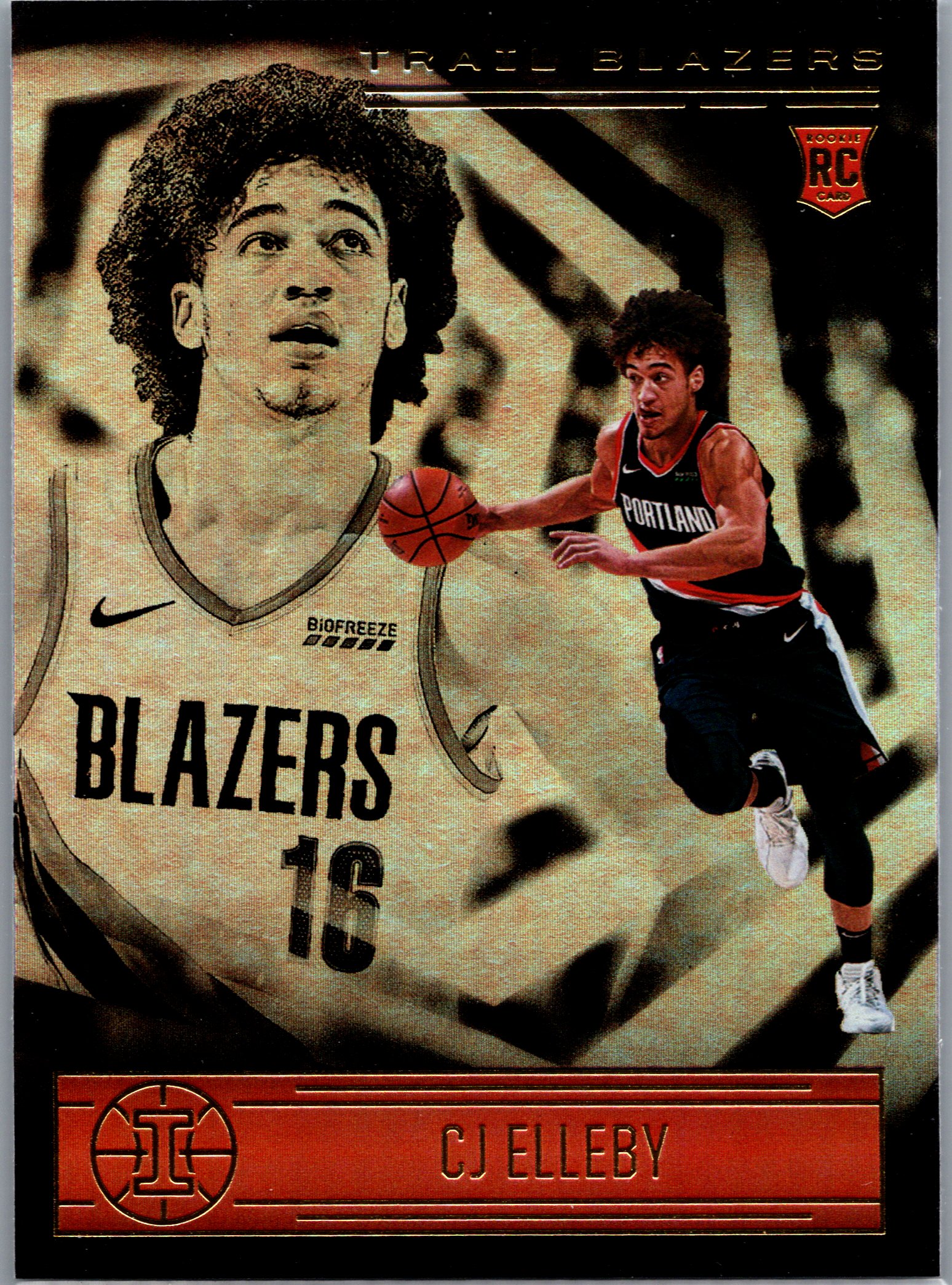 2020-21 Panini Illusions CJ Elleby #196 RC front