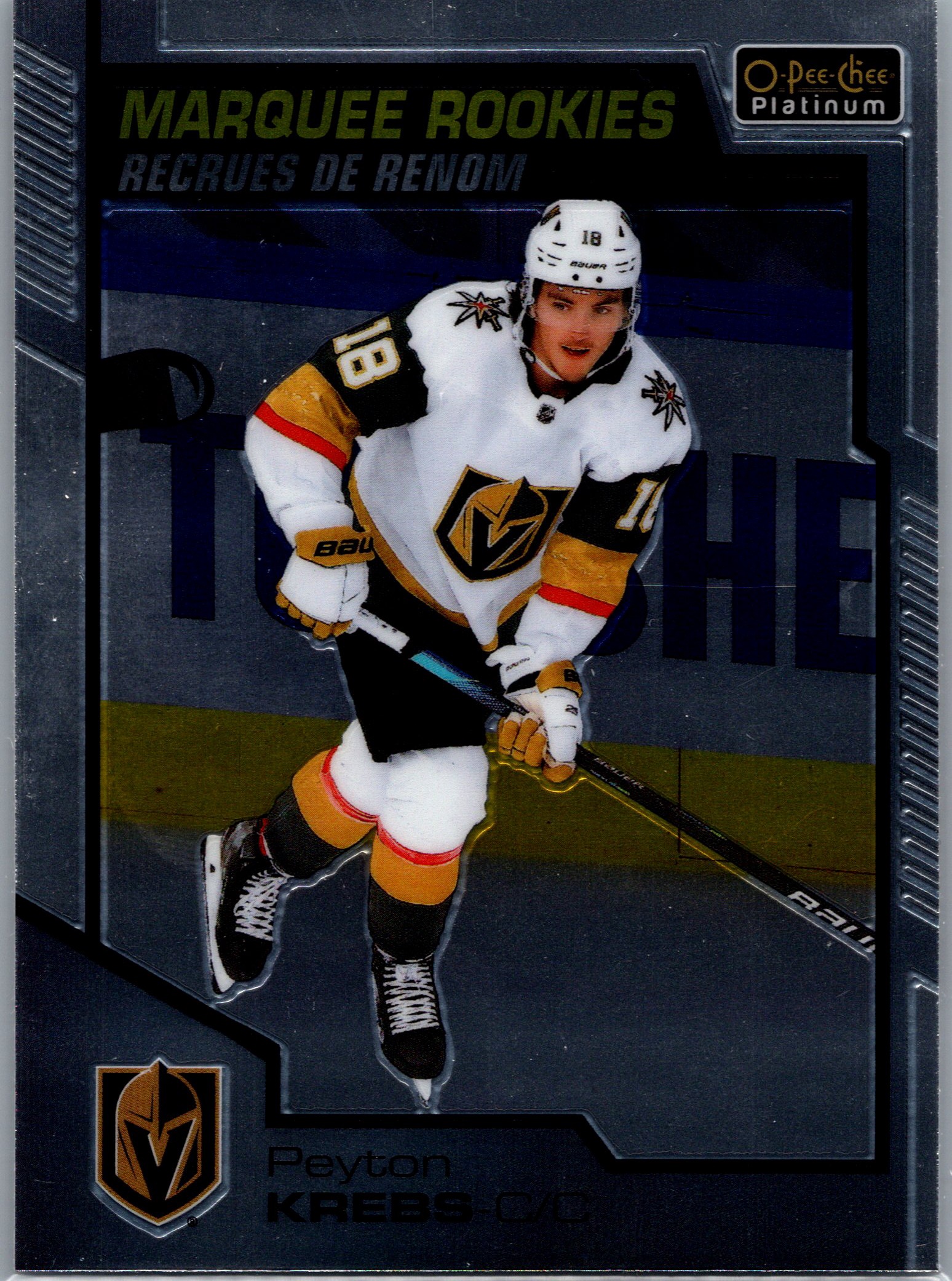 2020-21 O-Pee-Chee Platinum Peyton Krebs #163 RC front
