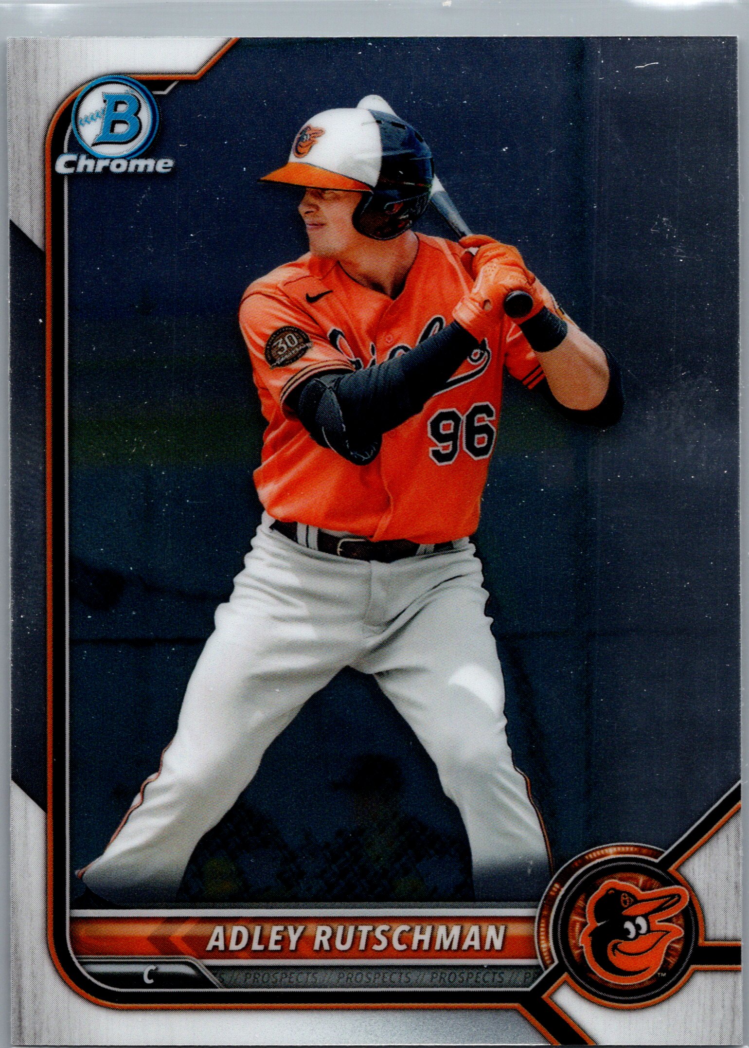 2022 Bowman - Chrome Prospects Adley Rutschman #BCP-29 front