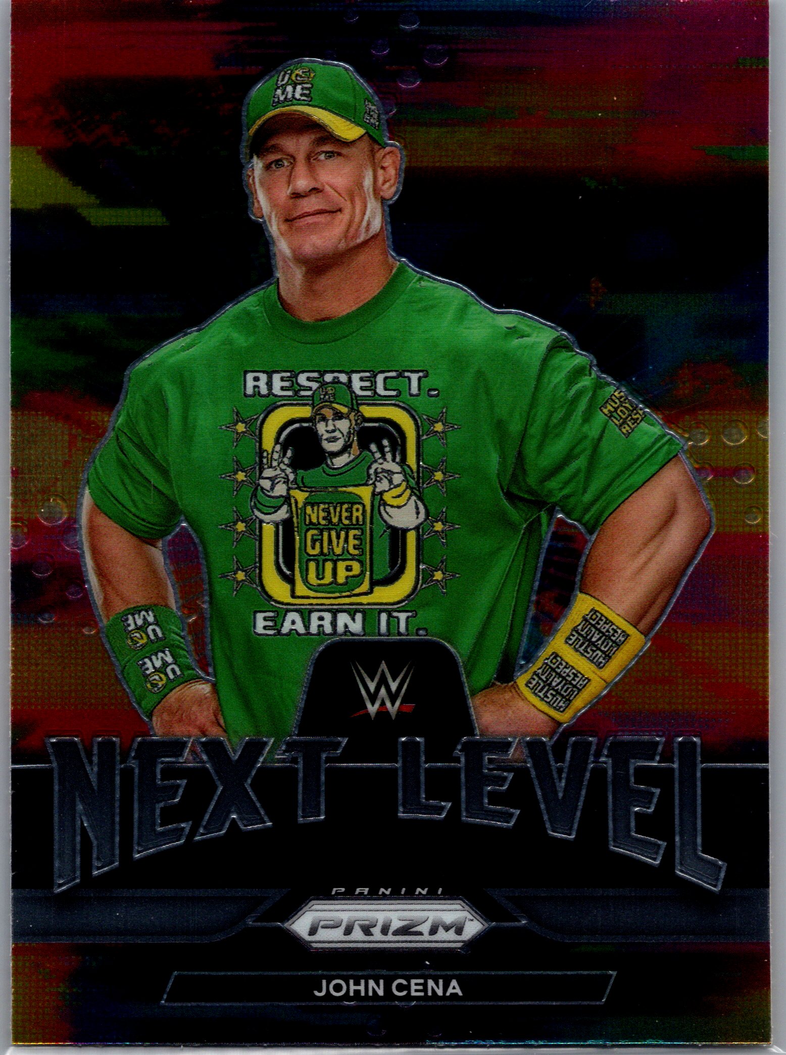 2022 Panini Prizm WWE - WWE Next Level John Cena #17 front