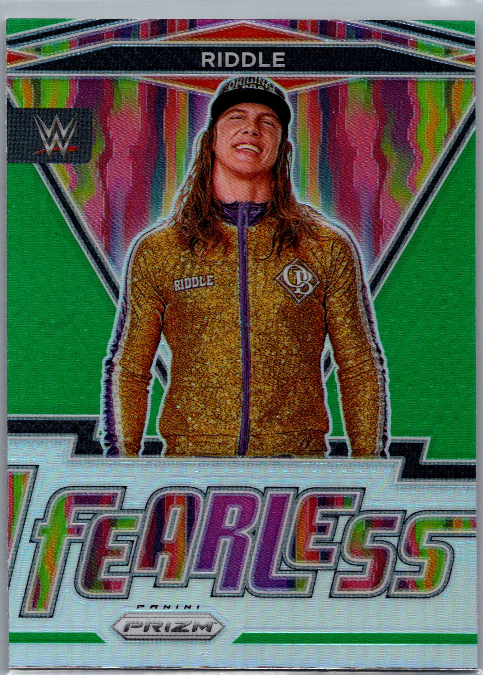 2022 Panini Prizm WWE - Fearless Silver Riddle #4 front