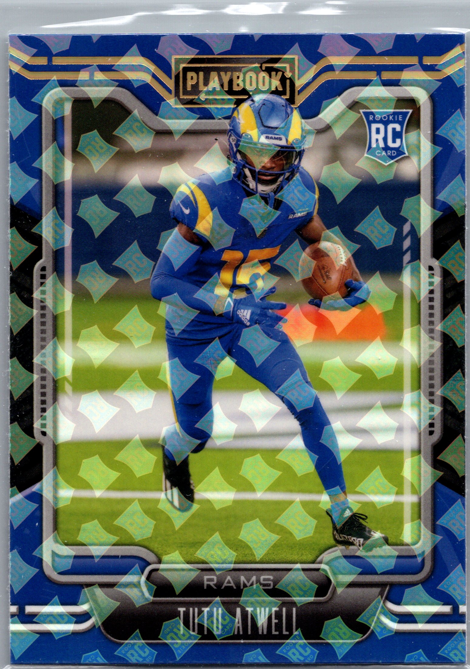 2021 Panini Playbook - Holo Tutu Atwell #119 RC front
