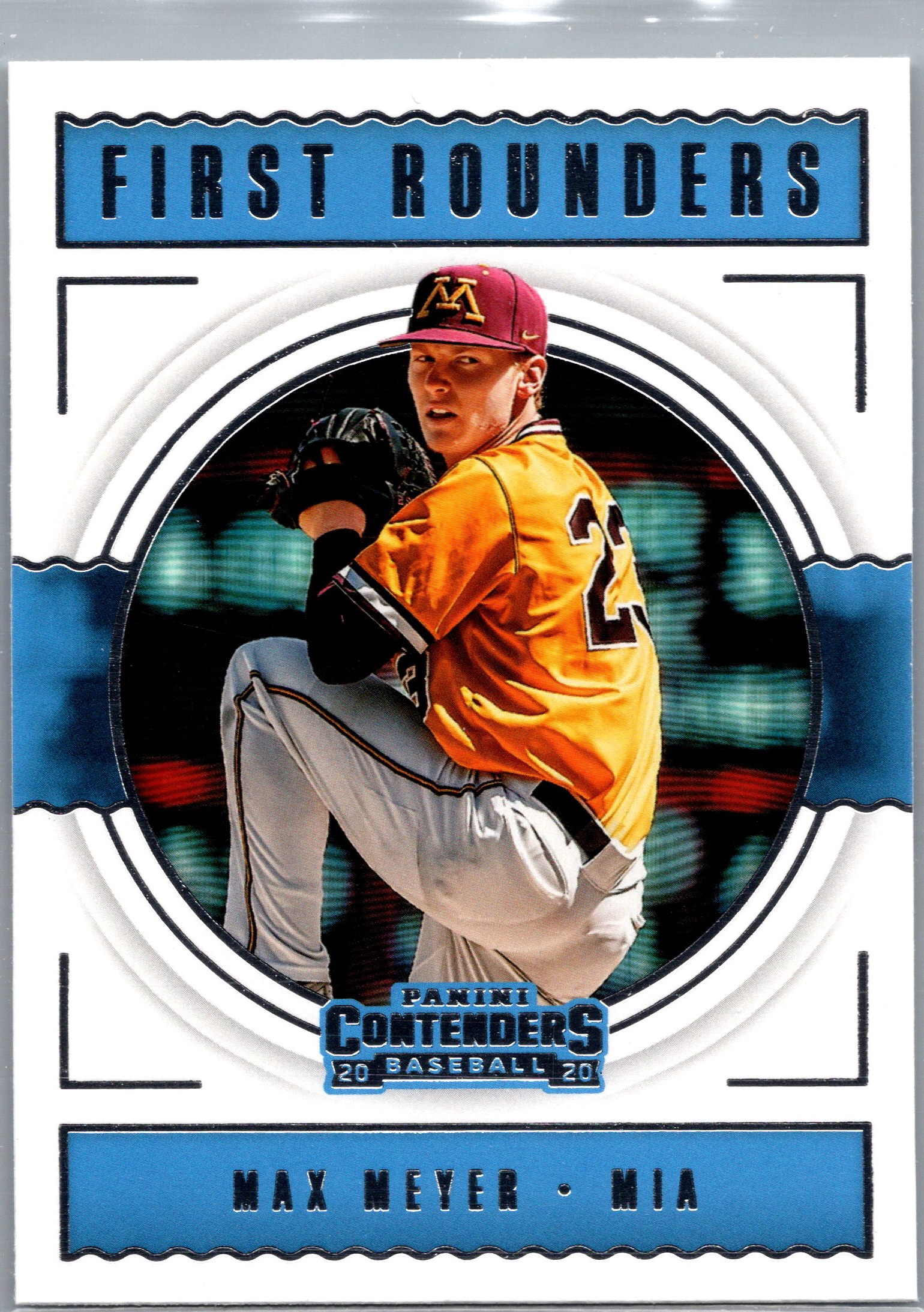 2020 Panini Contenders - First Rounders Max Meyer #FR-11 front