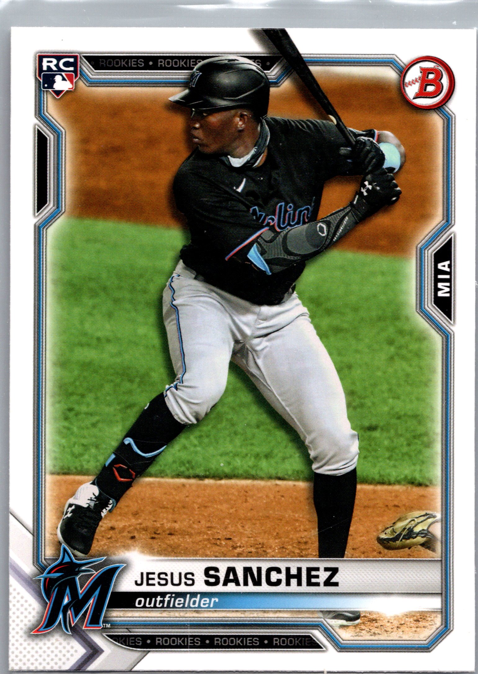 2021 Bowman Jesus Sanchez #100 RC front