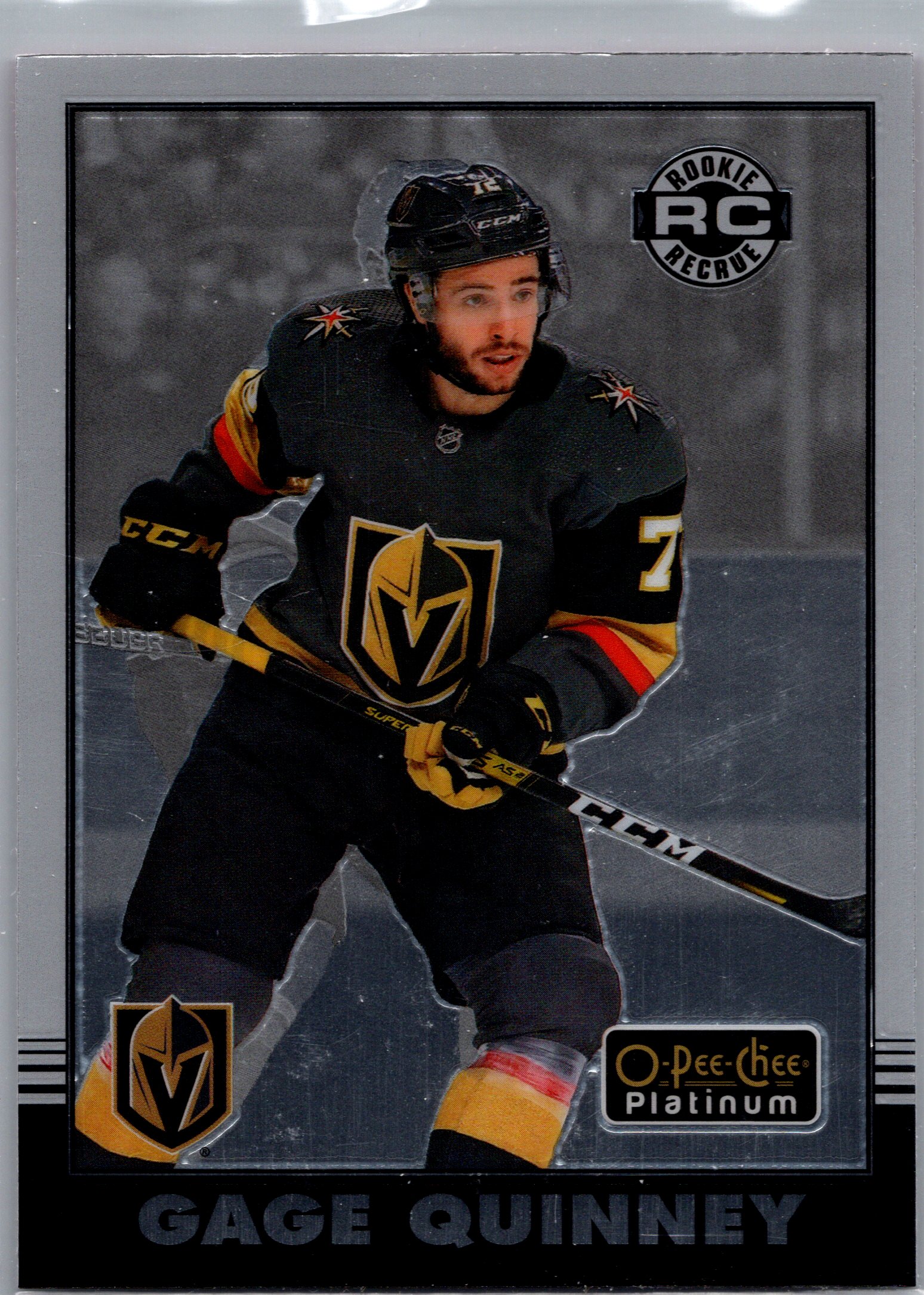 2020-21 O-Pee-Chee Platinum - Retro Gage Quinney #R-84 front