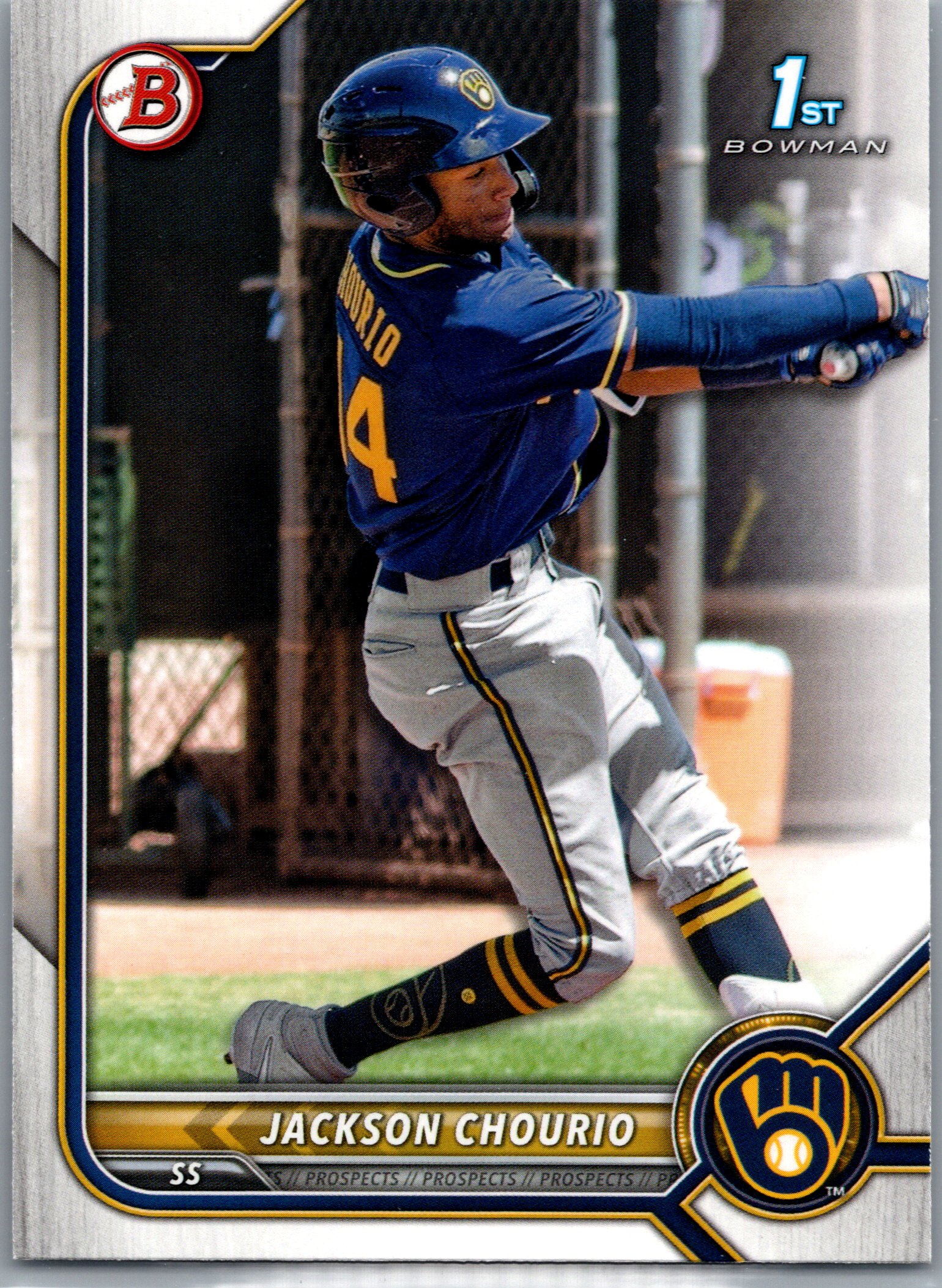 2022 Bowman - Prospects Jackson Chourio #BP-79 front