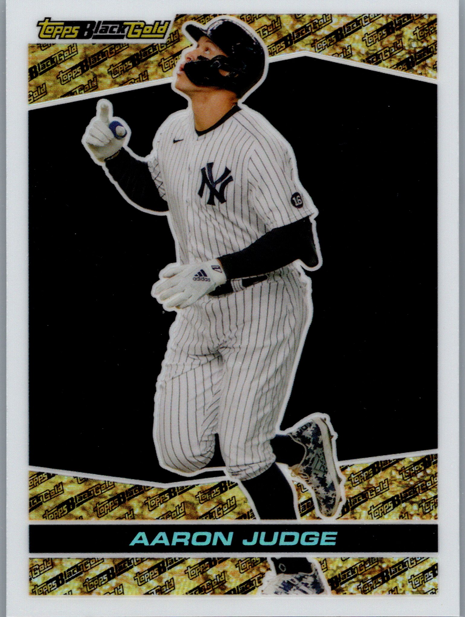 2021 Topps Chrome Update - Topps Black Gold Aaron Judge #BGC-10 front