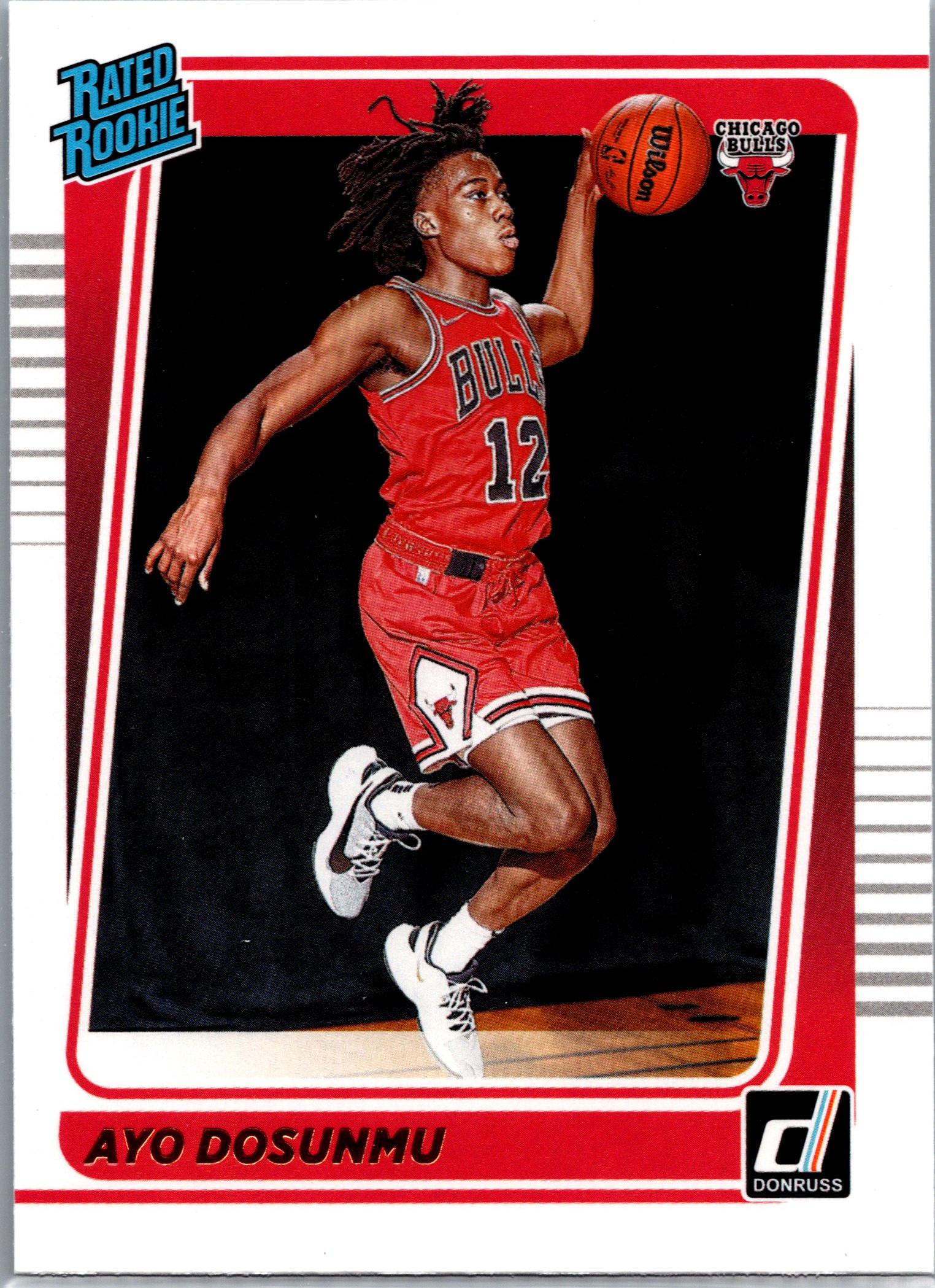 2021-22 Donruss Ayo Dosunmu #221 RC front