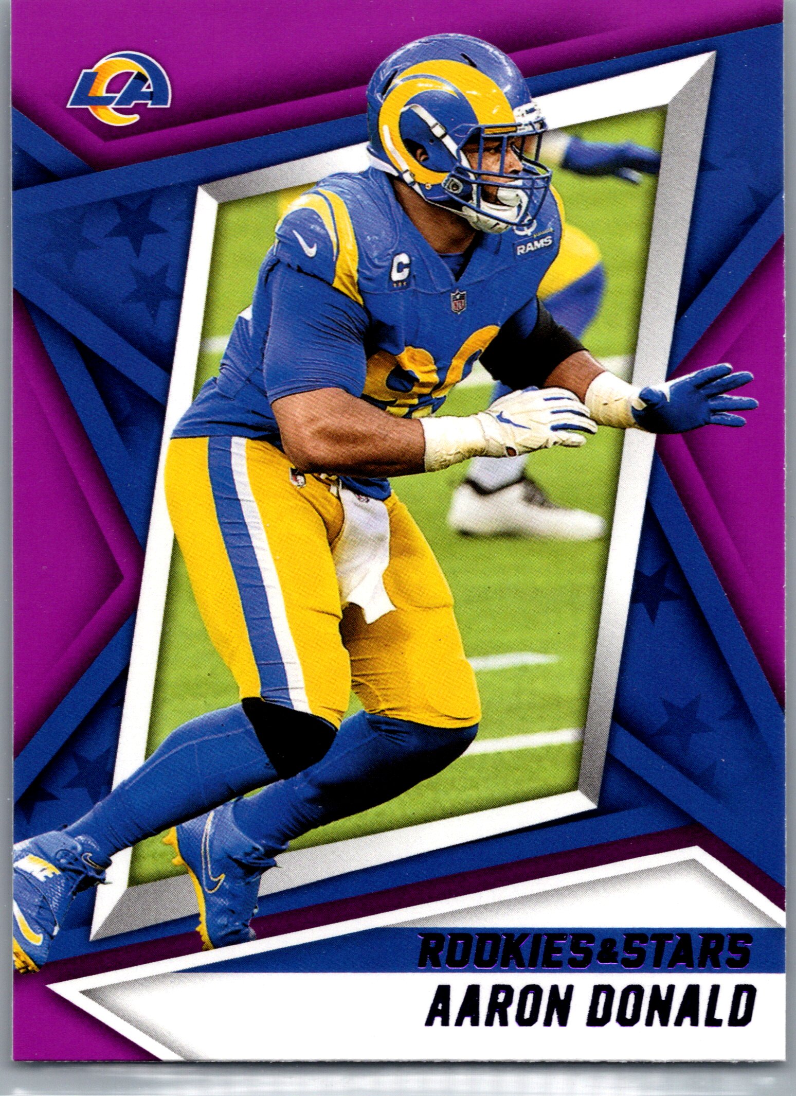 2021 Panini Rookies & Stars - Purple Aaron Donald #32 front