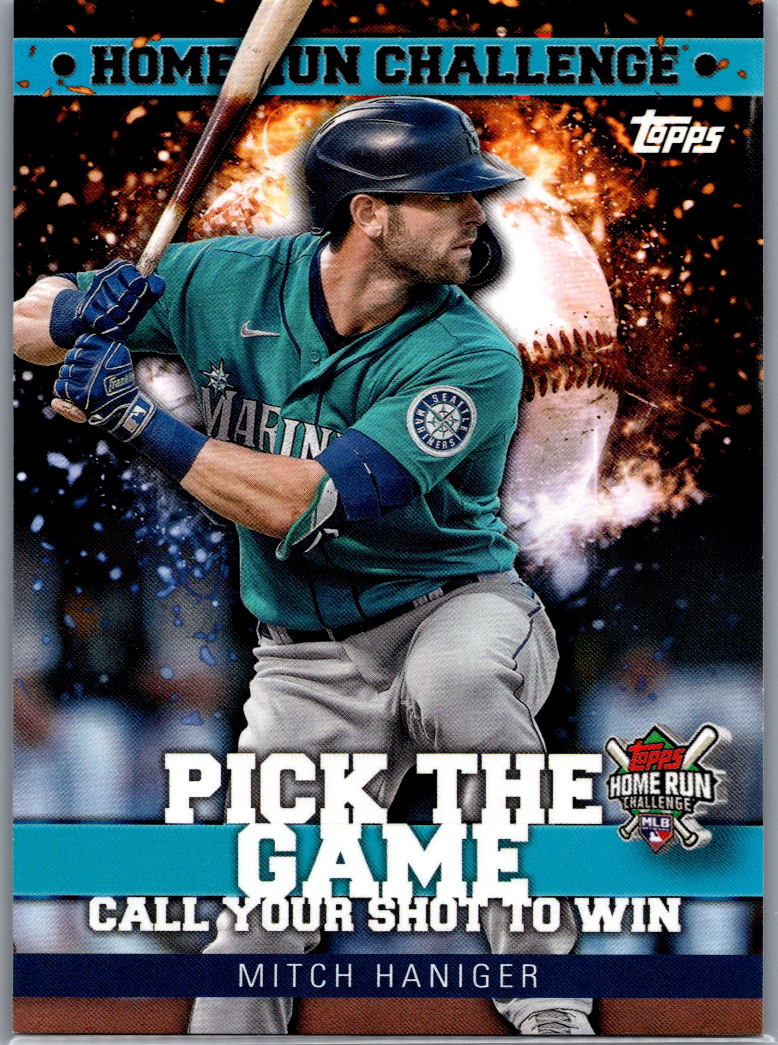 2022 Topps - Home Run Challenge Code Cards (Series One) Mitch Haniger #HRC-30 front