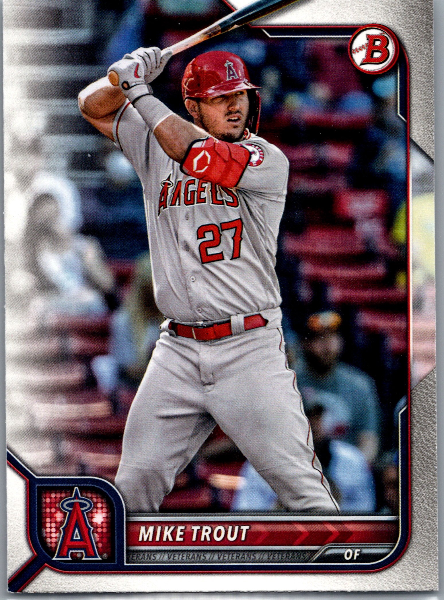 2022 Bowman Mike Trout #32 front