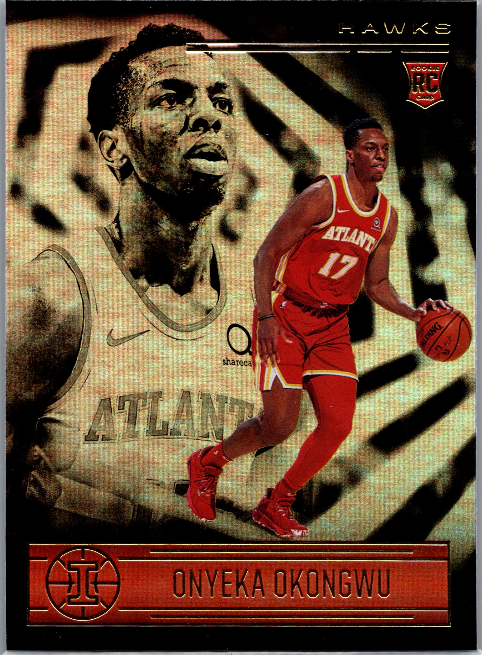 2020-21 Panini Illusions Onyeka Okongwu #186 RC front