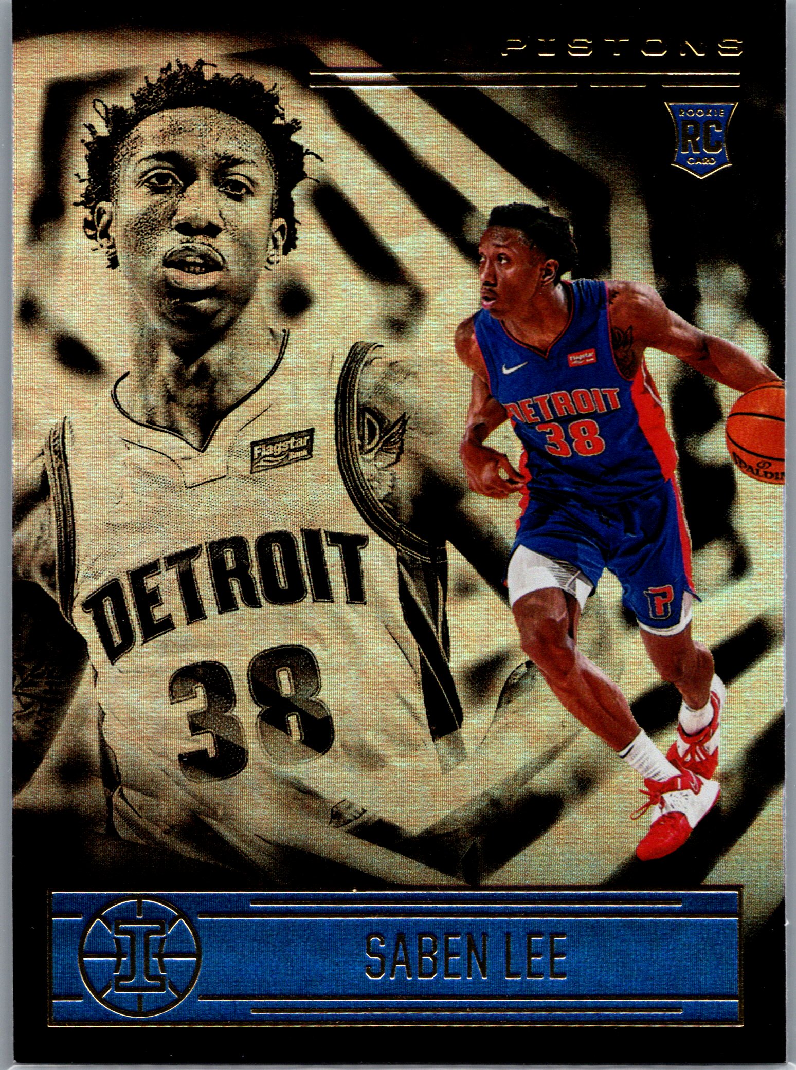 2020-21 Panini Illusions Saben Lee #165 RC front