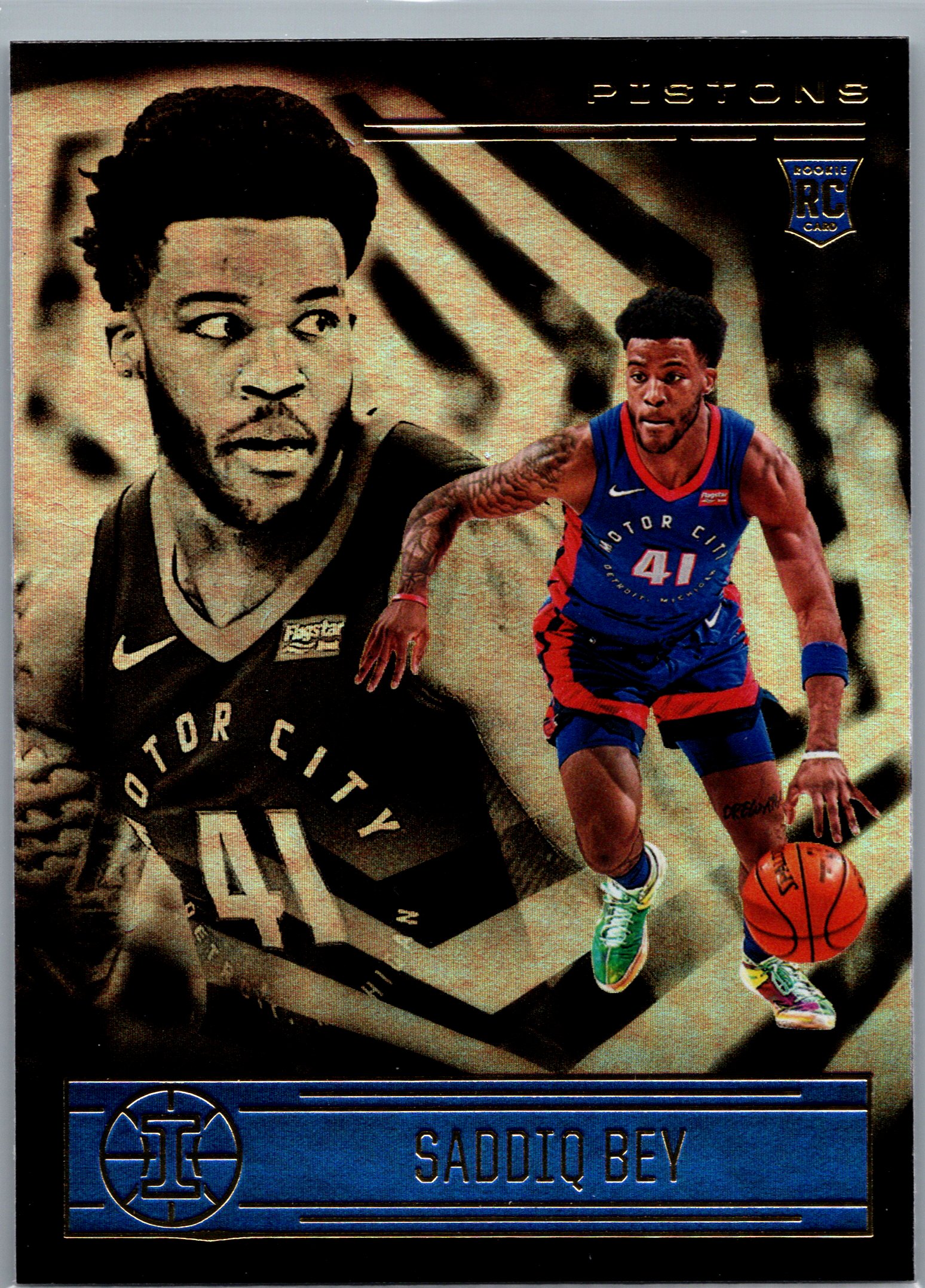2020-21 Panini Illusions Saddiq Bey #159 RC front
