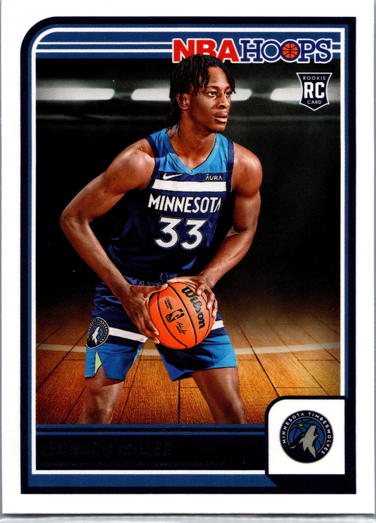 2023-24 Hoops Leonard Miller #237 RC front