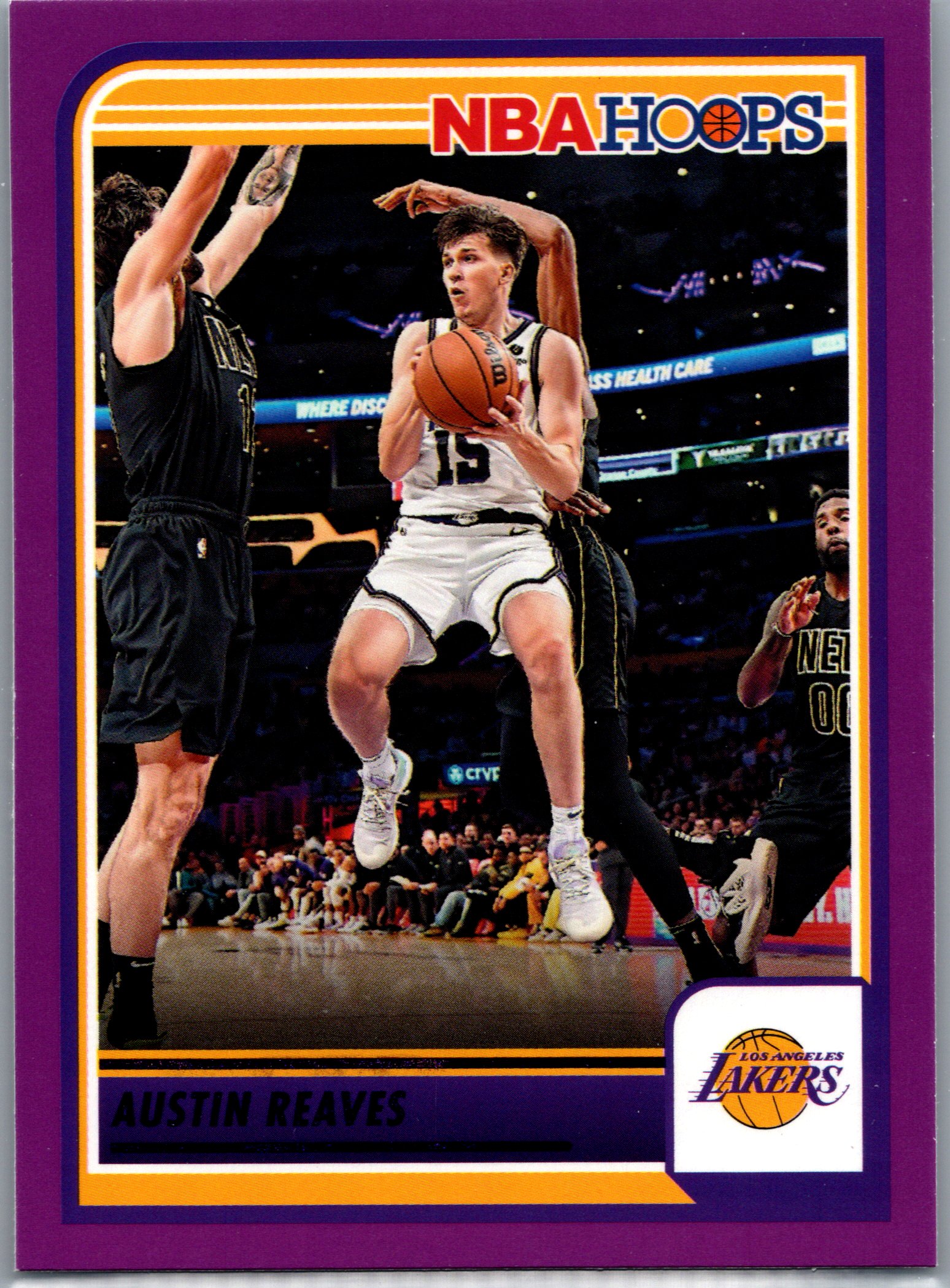 2023-24 Hoops - Purple Austin Reaves #41 front
