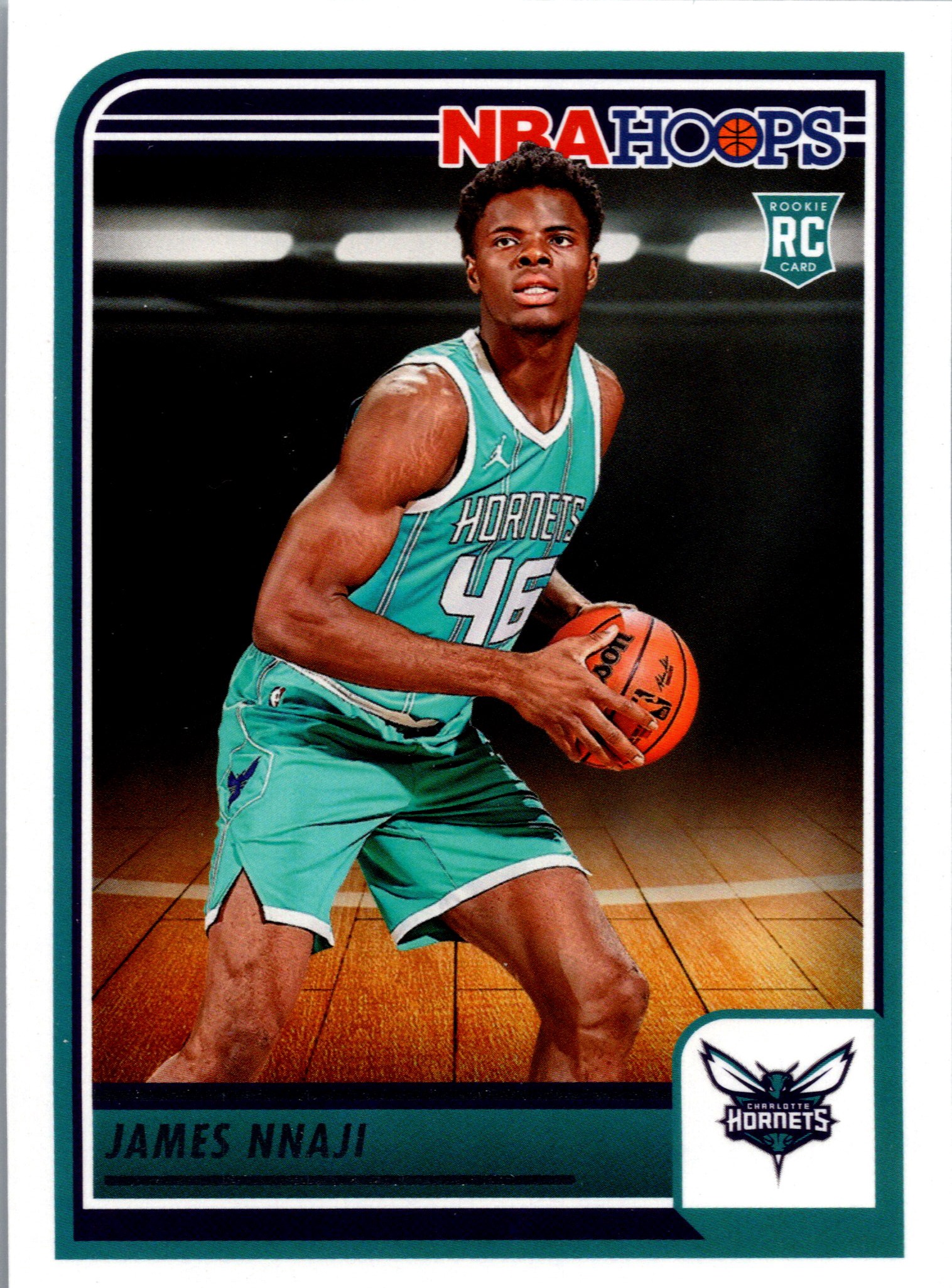 2023-24 Hoops James Nnaji #240 RC front