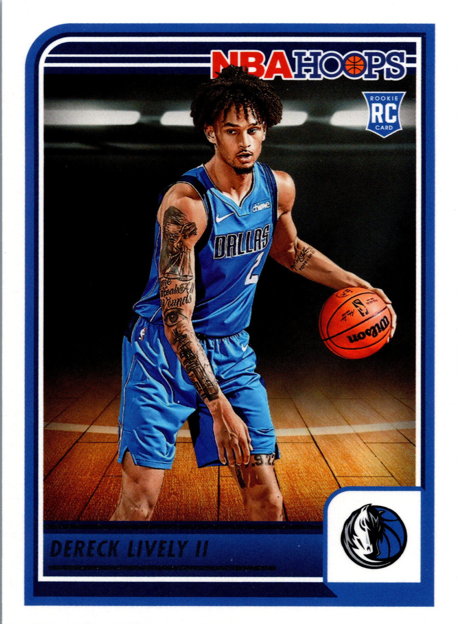 2023-24 Hoops Dereck Lively II #241 RC front