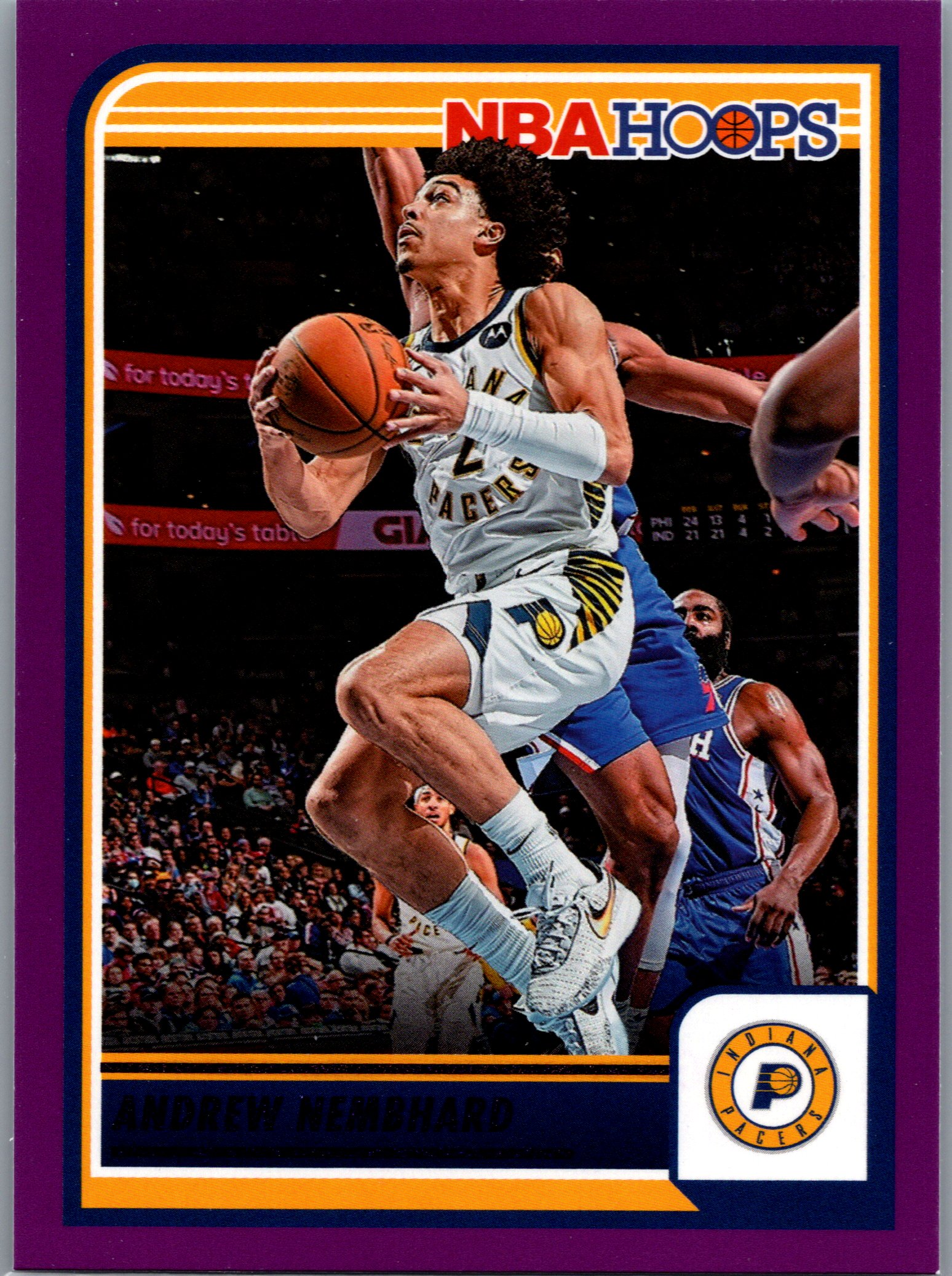 2023-24 Hoops - Purple Andrew Nembhard #181 front