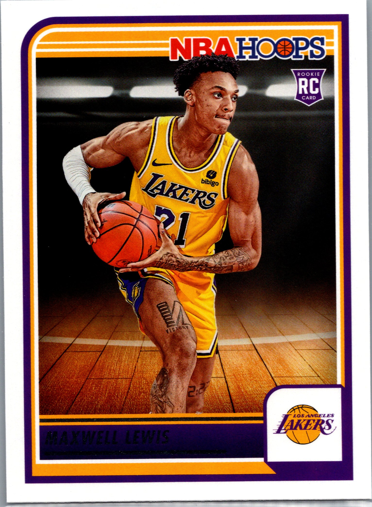 2023-24 Hoops Maxwell Lewis #239 RC front