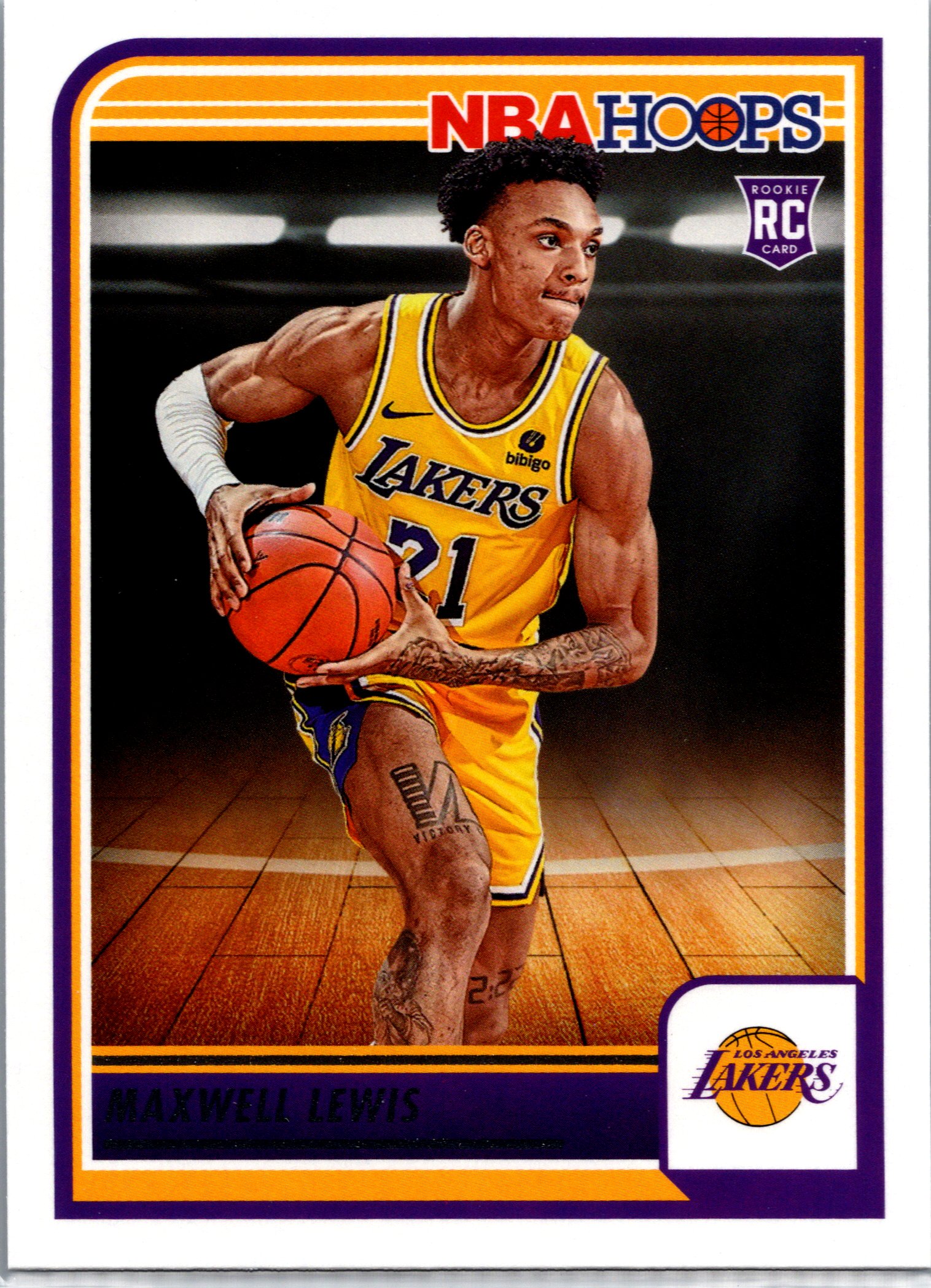 2023-24 Hoops Maxwell Lewis #239 RC front