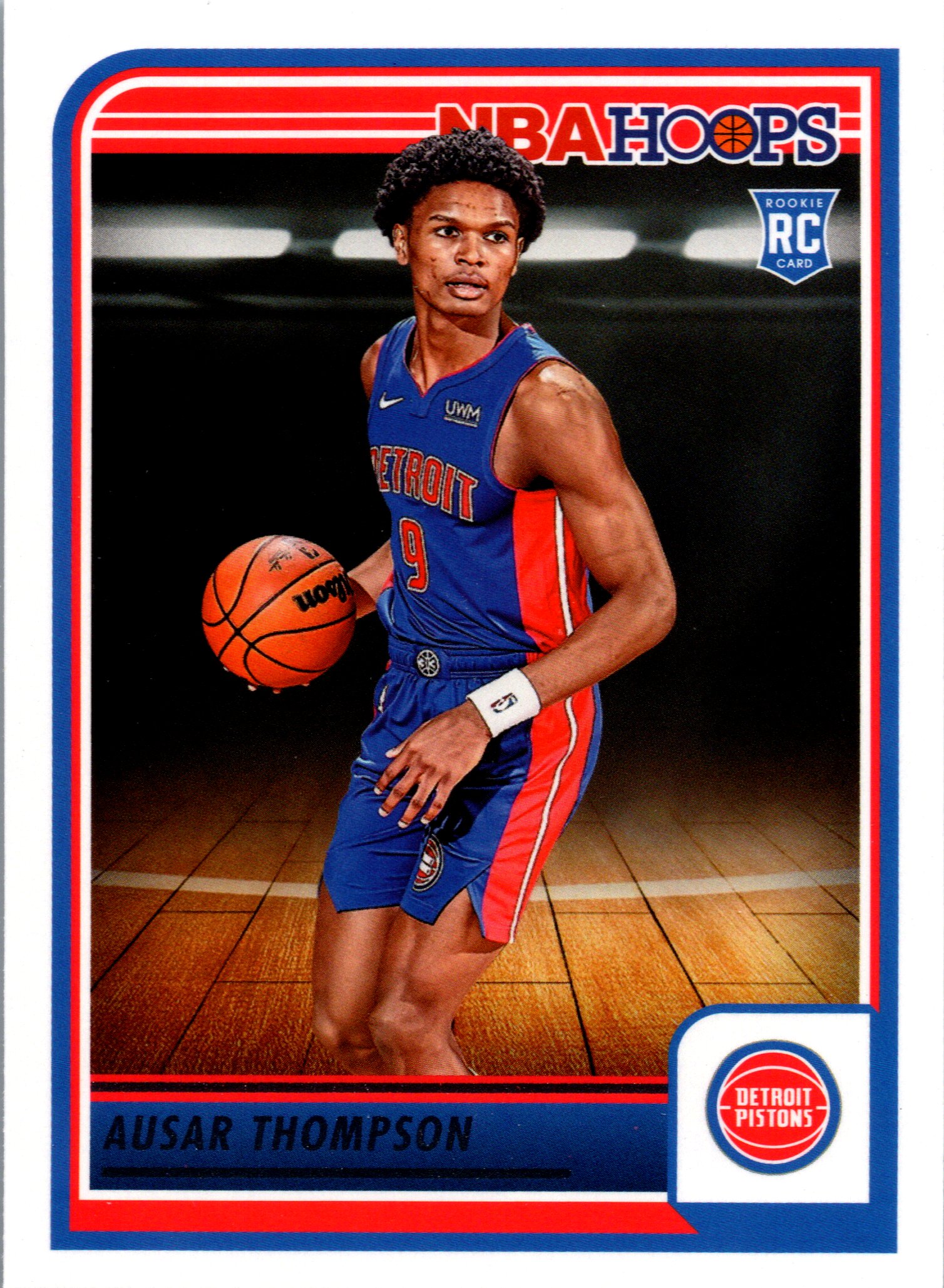2023-24 Hoops Ausar Thompson #255 RC front
