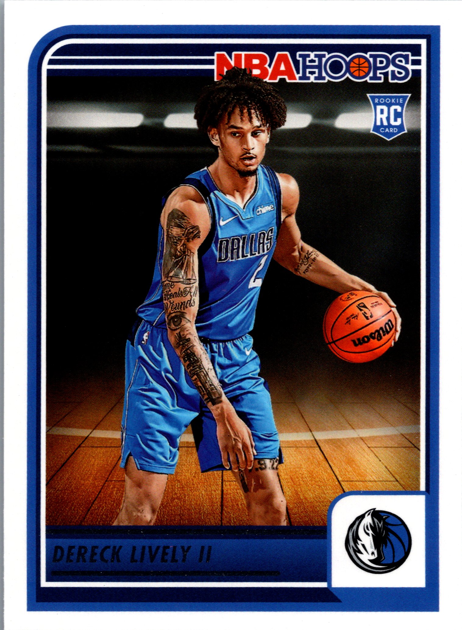 2023-24 Hoops Dereck Lively II #241 RC front