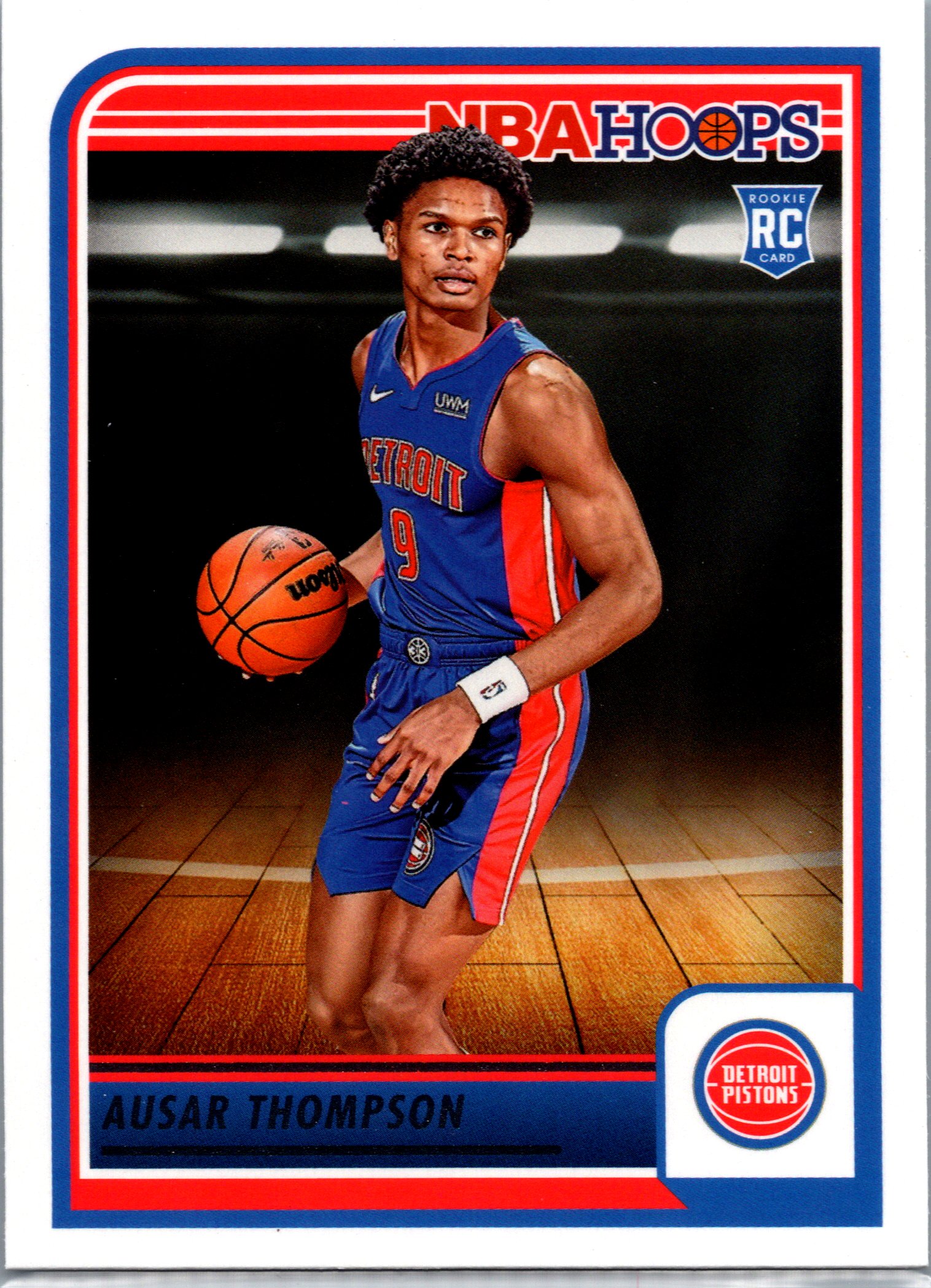 2023-24 Hoops Ausar Thompson #255 RC front