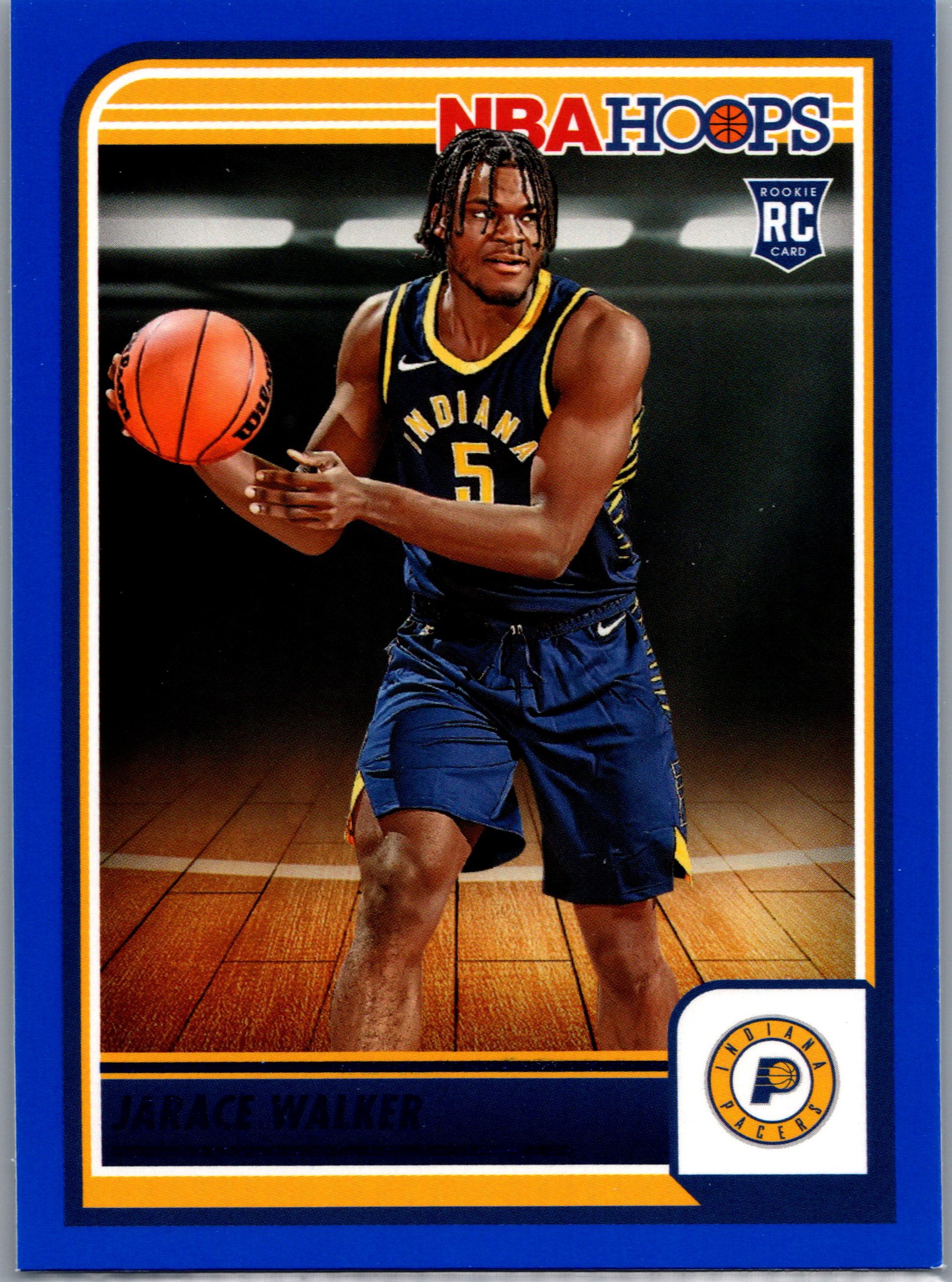 2023-24 Hoops - Blue Jarace Walker #251 RC front