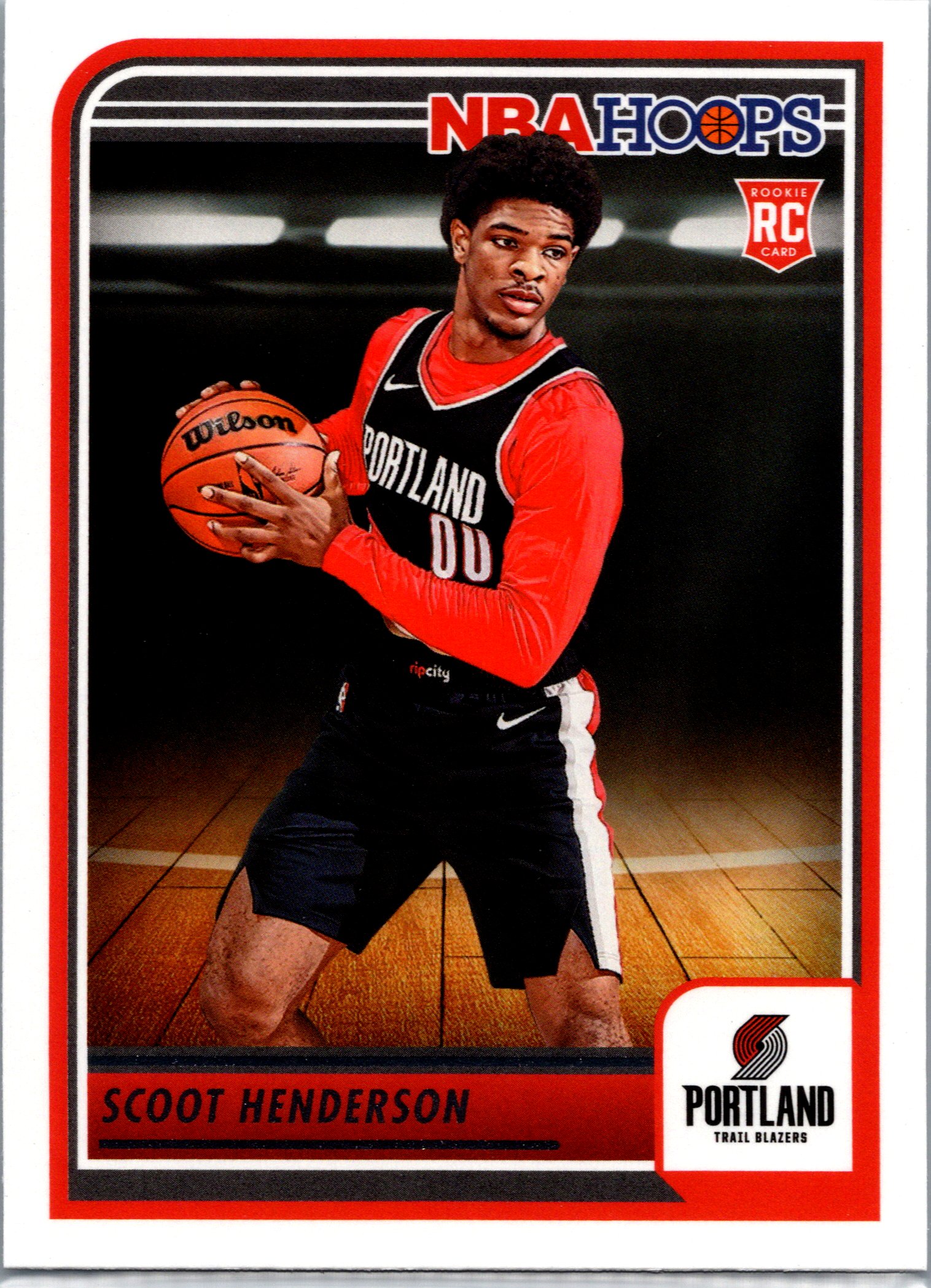 2023-24 Hoops Scoot Henderson #232 RC front