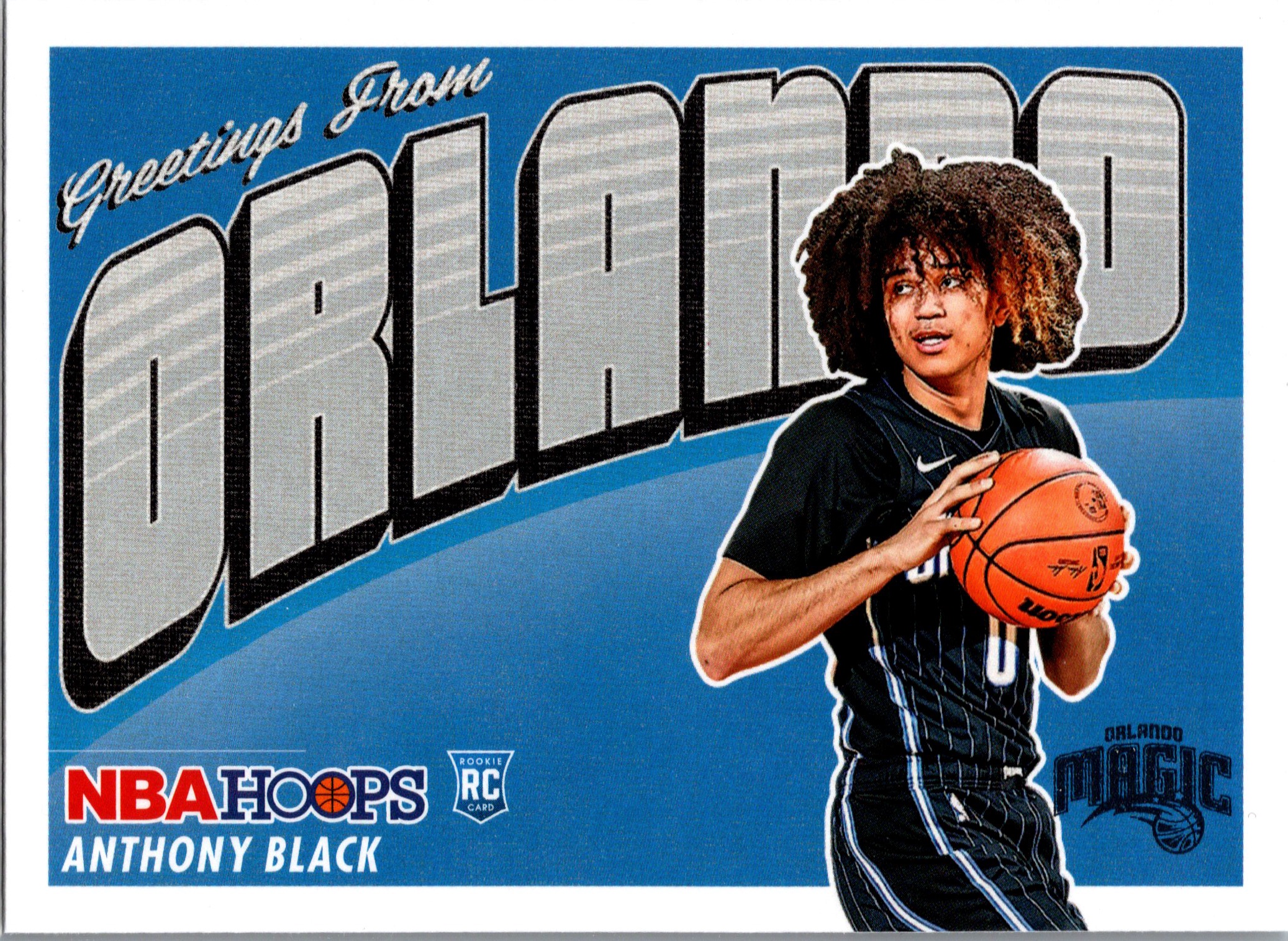 2023-24 Hoops - Rookie Greetings Anthony Black #20 front