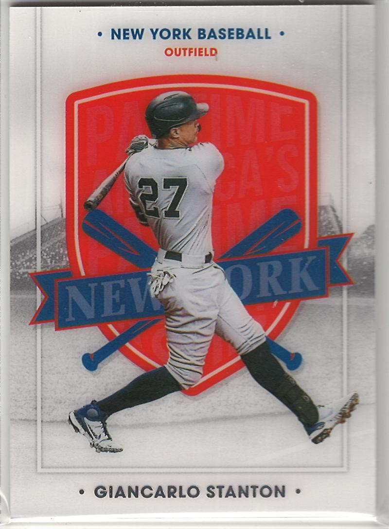 2021 Panini Chronicles Giancarlo Stanton #19 front