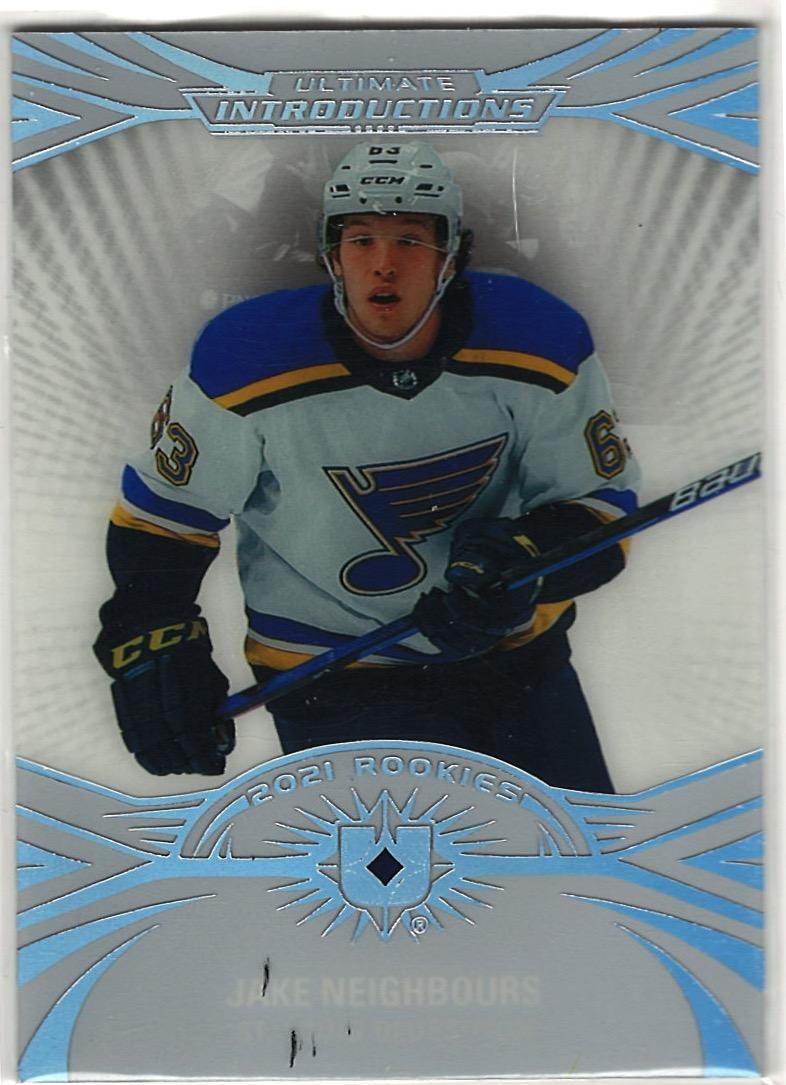 2021-22 Upper Deck Ultimate Collection - Ultimate Introductions Jake Neighbours #UI-61 front