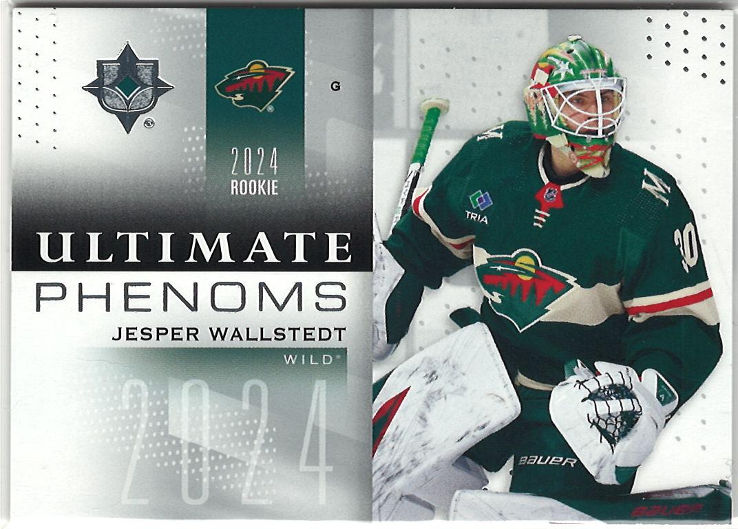 2024-25 Upper Deck Ultimate Collection - Ultimate Phenoms Jesper Wallstedt #UP-JW front