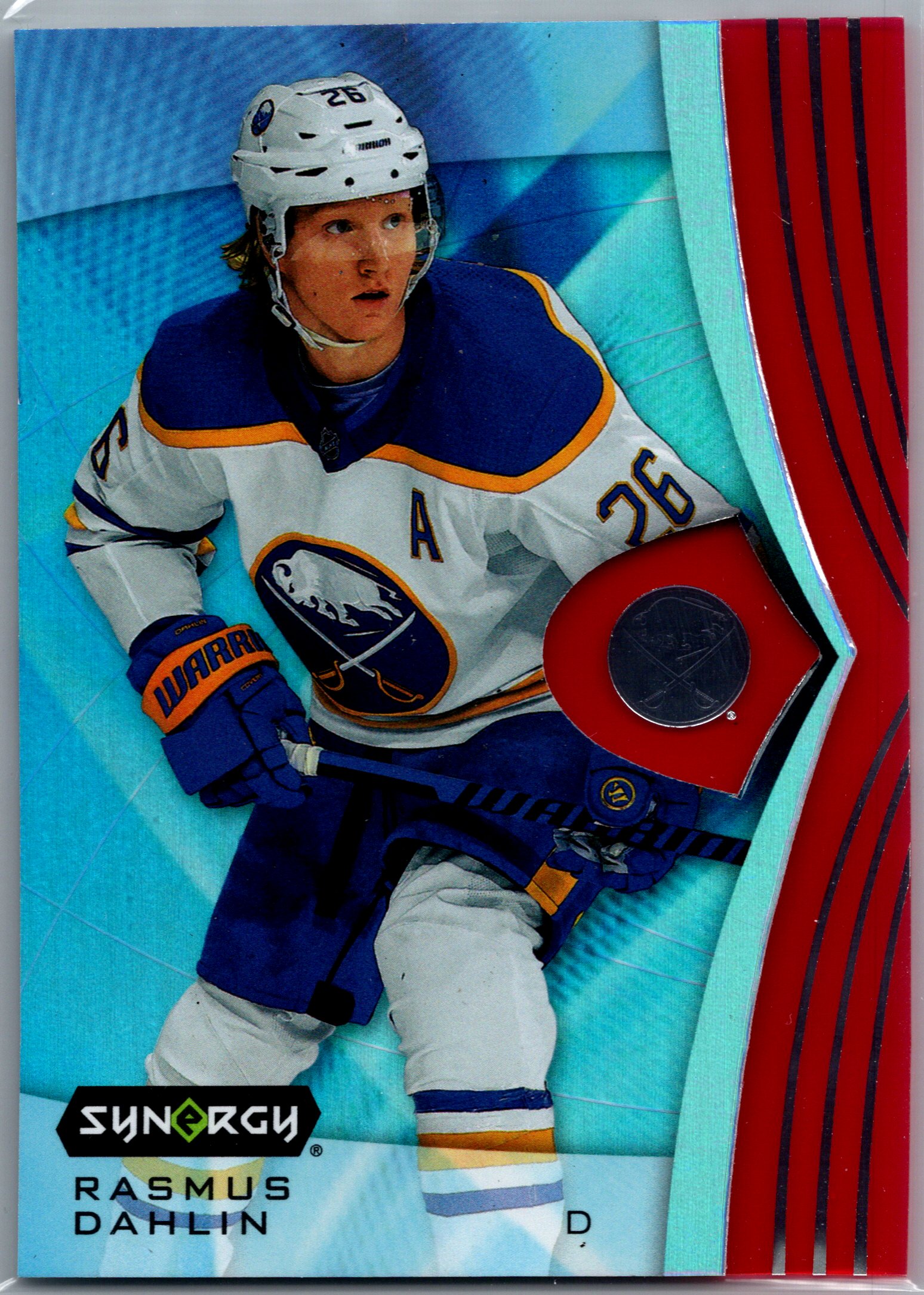 2023-24 Upper Deck Synergy - Red Codes Rasmus Dahlin #58 front