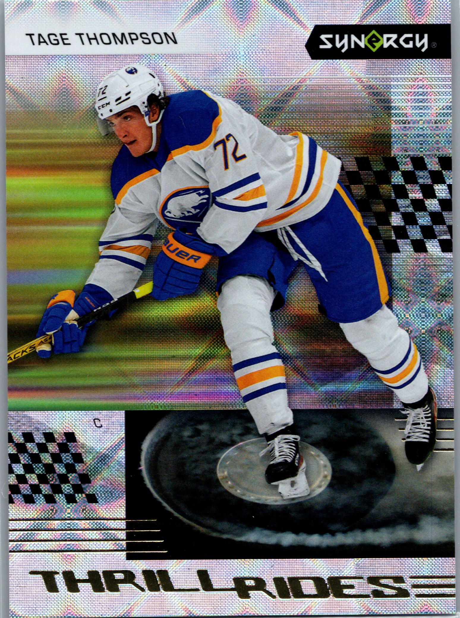2023-24 Upper Deck Synergy - Thrill Rides Tage Thompson #TR-6 front
