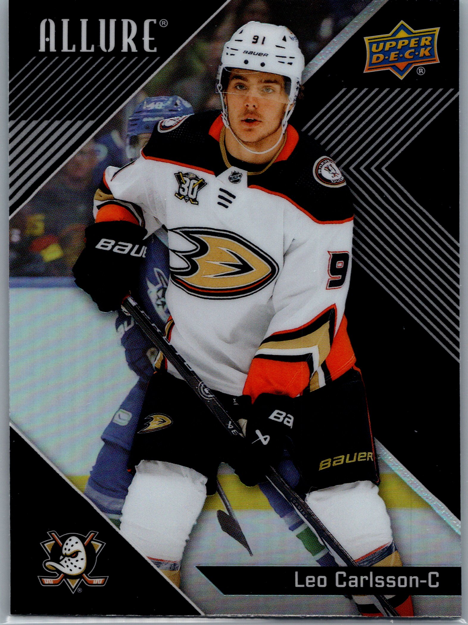 2024-25 Upper Deck Allure - Black Rainbow Leo Carlsson #26 front