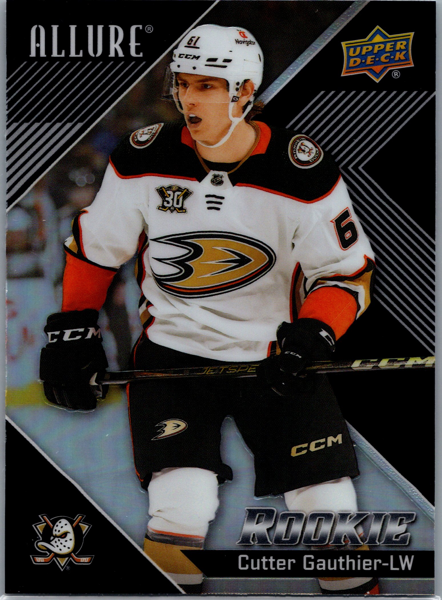 2024-25 Upper Deck Allure - Black Rainbow Cutter Gauthier #130 front